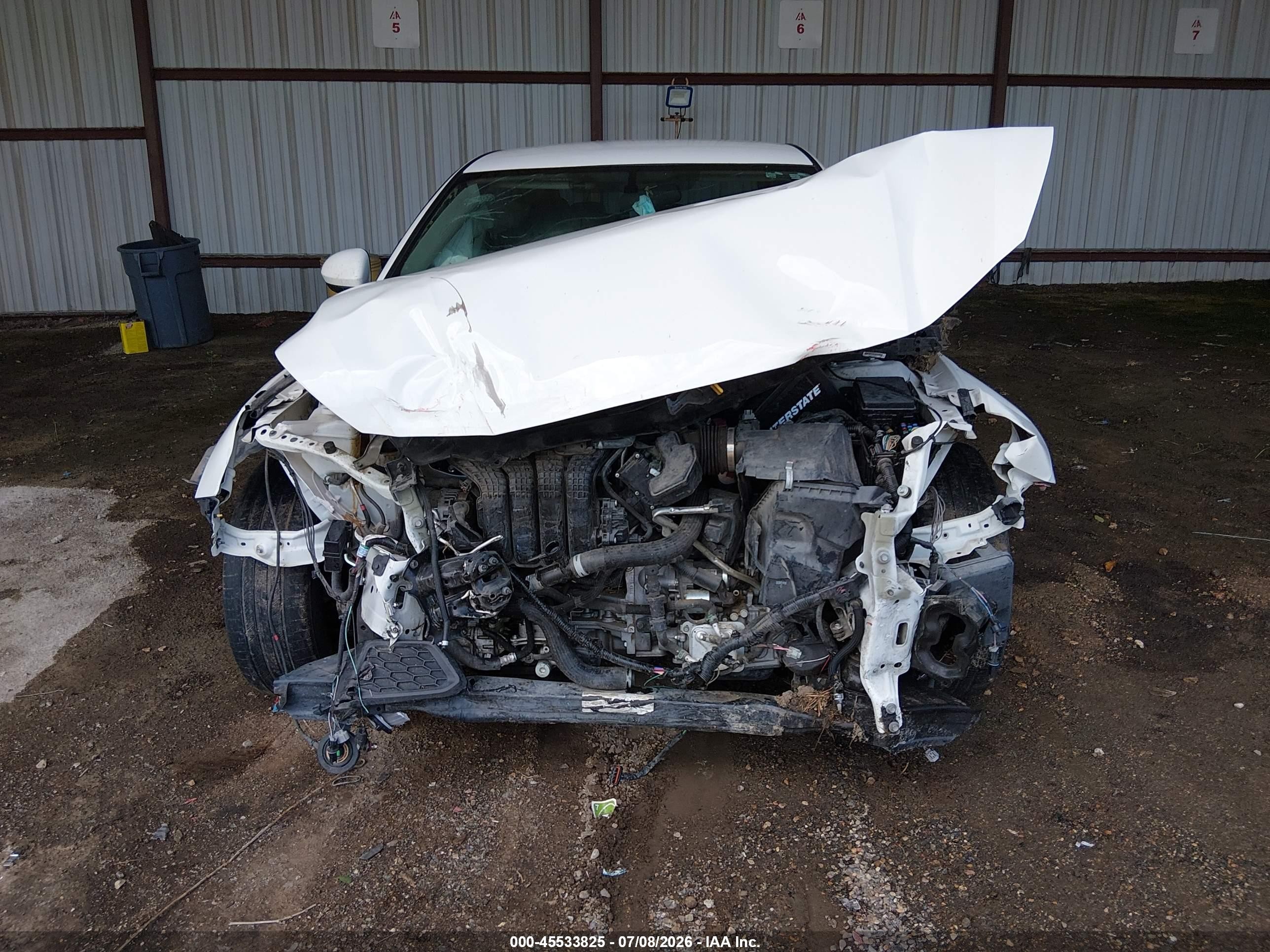 2019 Nissan Altima 2.5 S White vin: 1N4BL4BV3KC248265