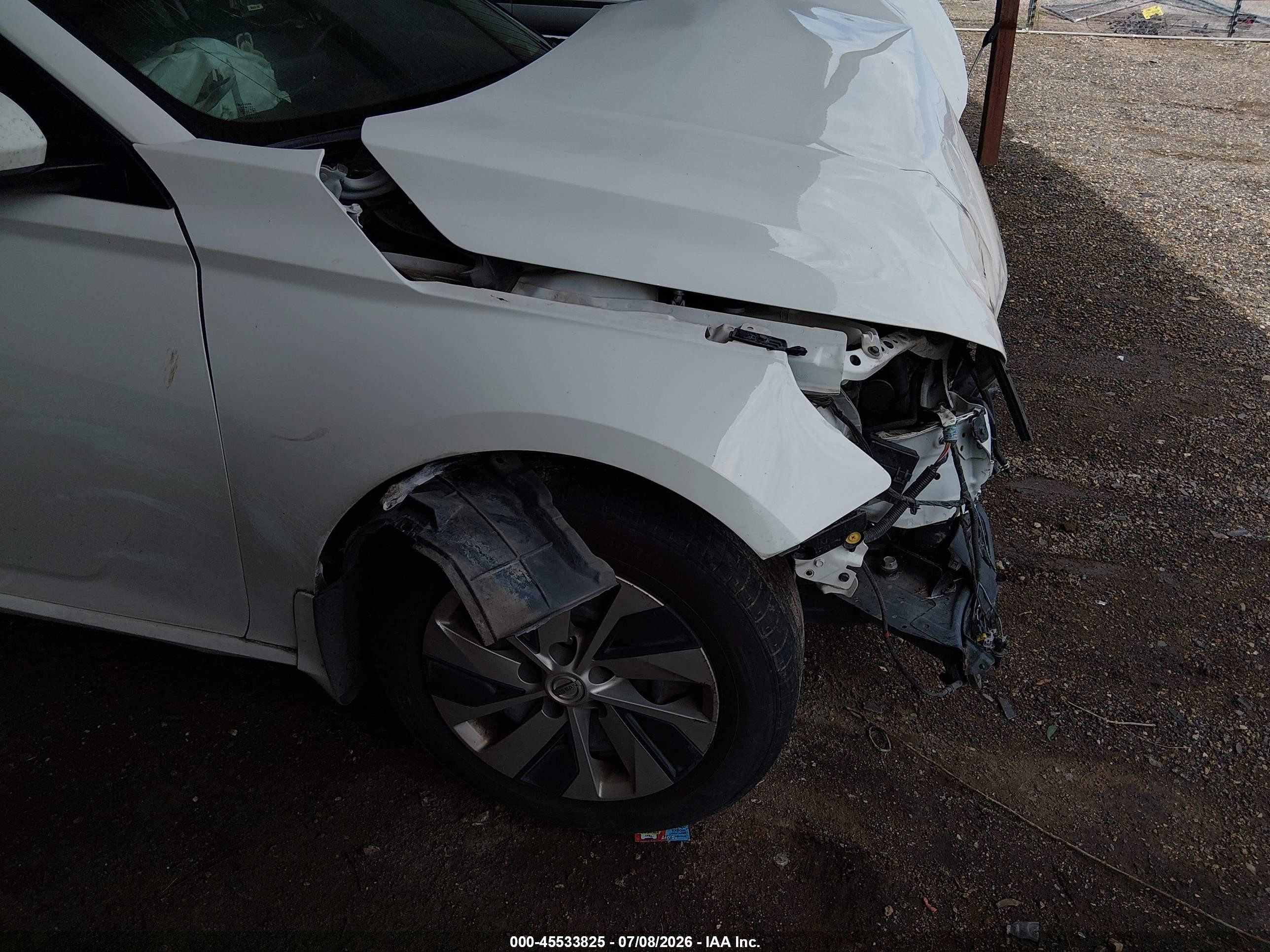 2019 Nissan Altima 2.5 S White vin: 1N4BL4BV3KC248265