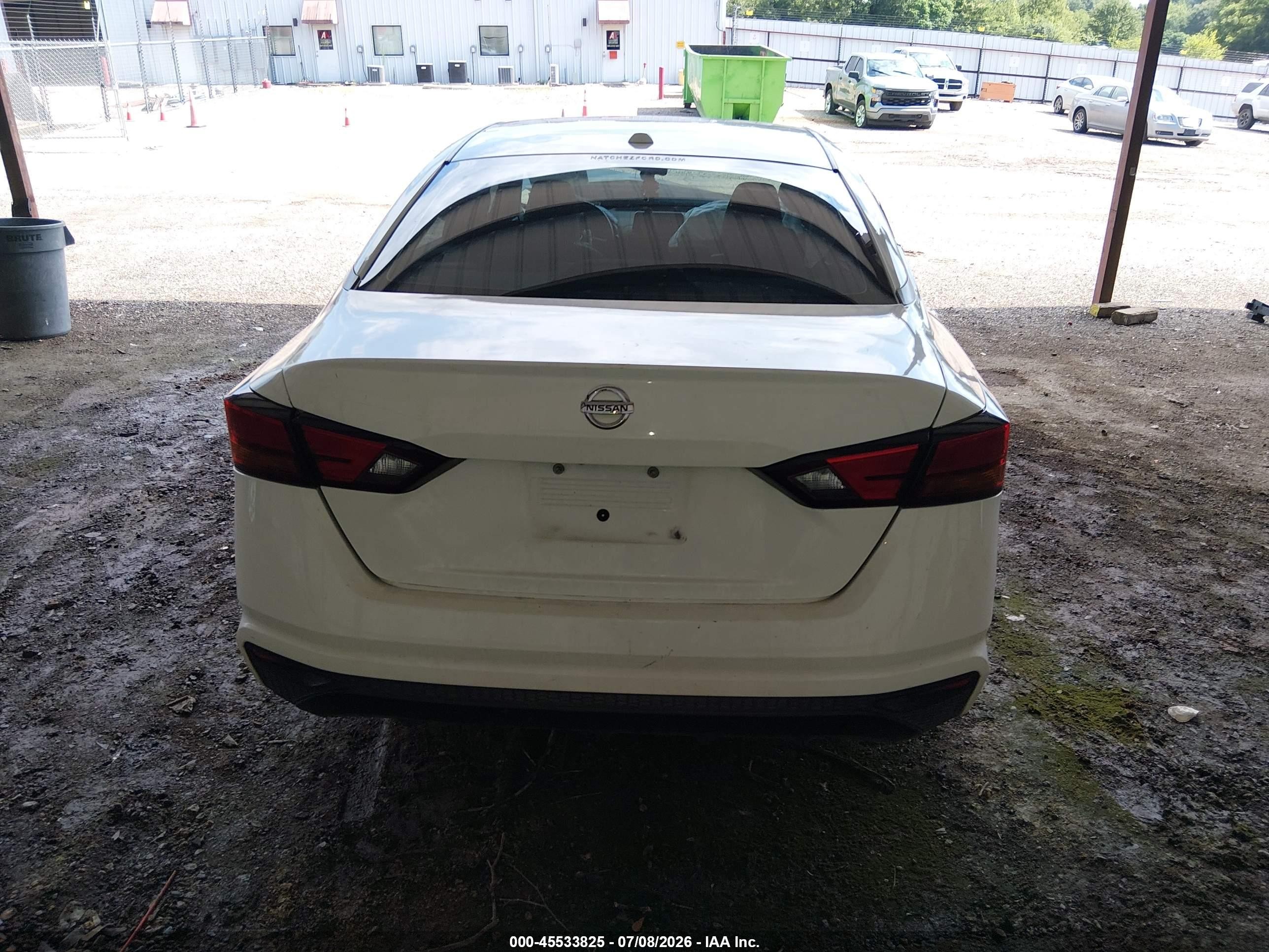 2019 Nissan Altima 2.5 S White vin: 1N4BL4BV3KC248265