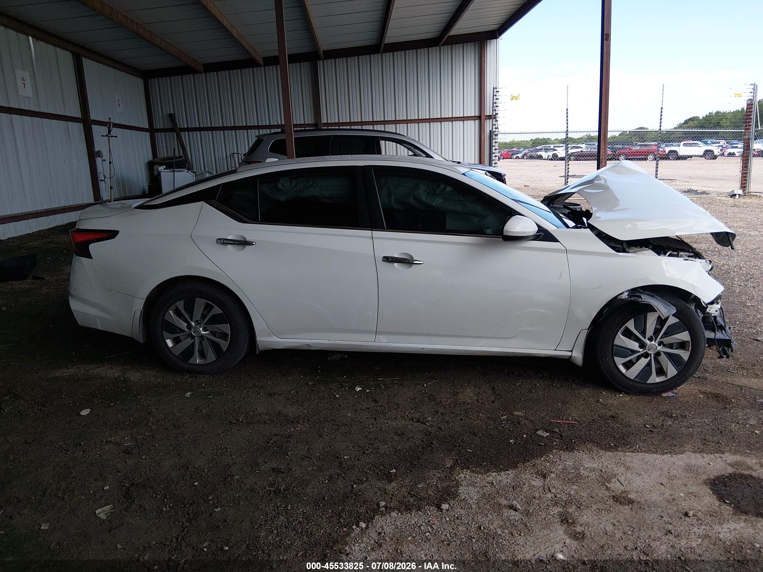 2019 Nissan Altima 2.5 S White vin: 1N4BL4BV3KC248265