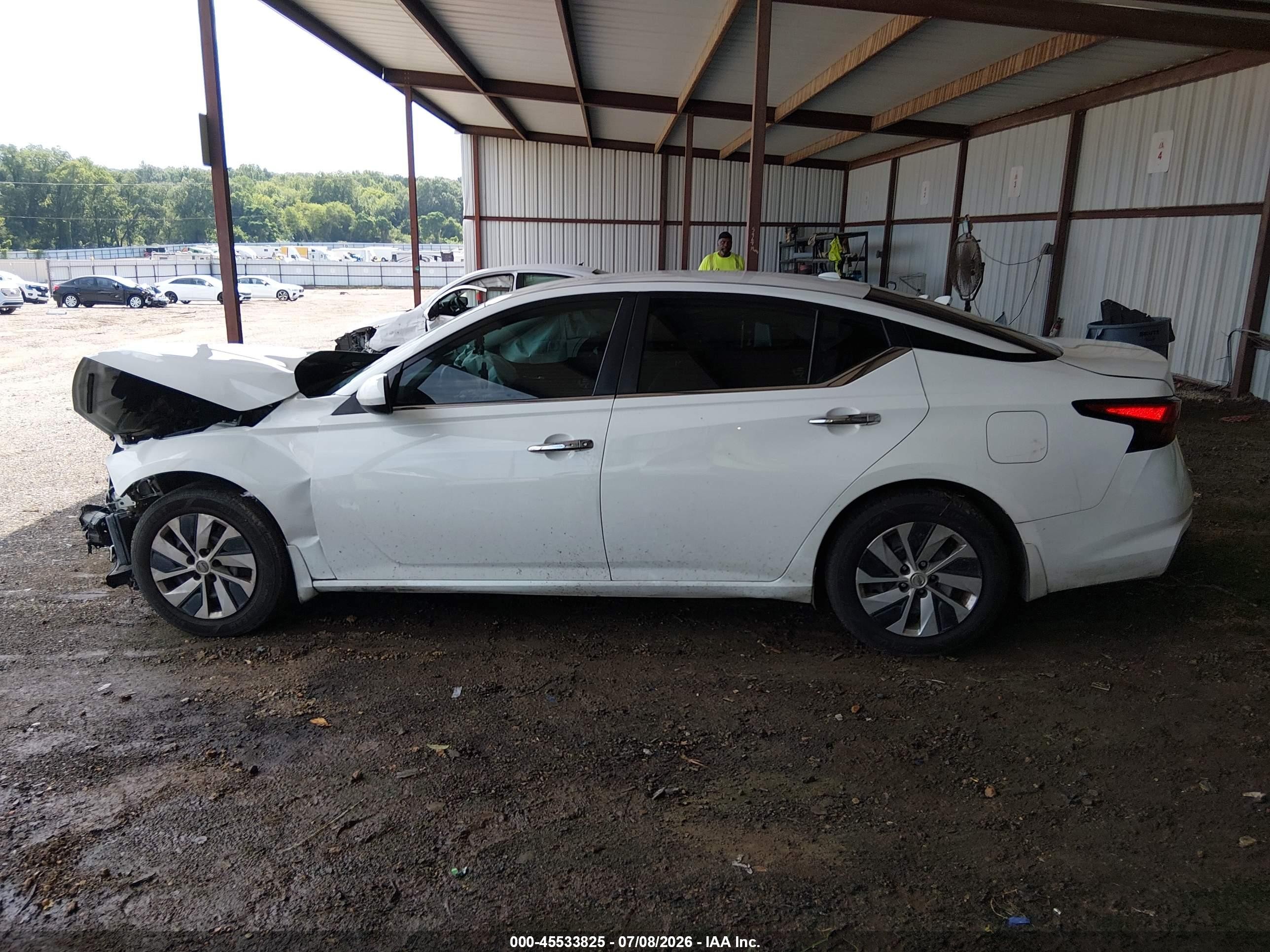 2019 Nissan Altima 2.5 S White vin: 1N4BL4BV3KC248265