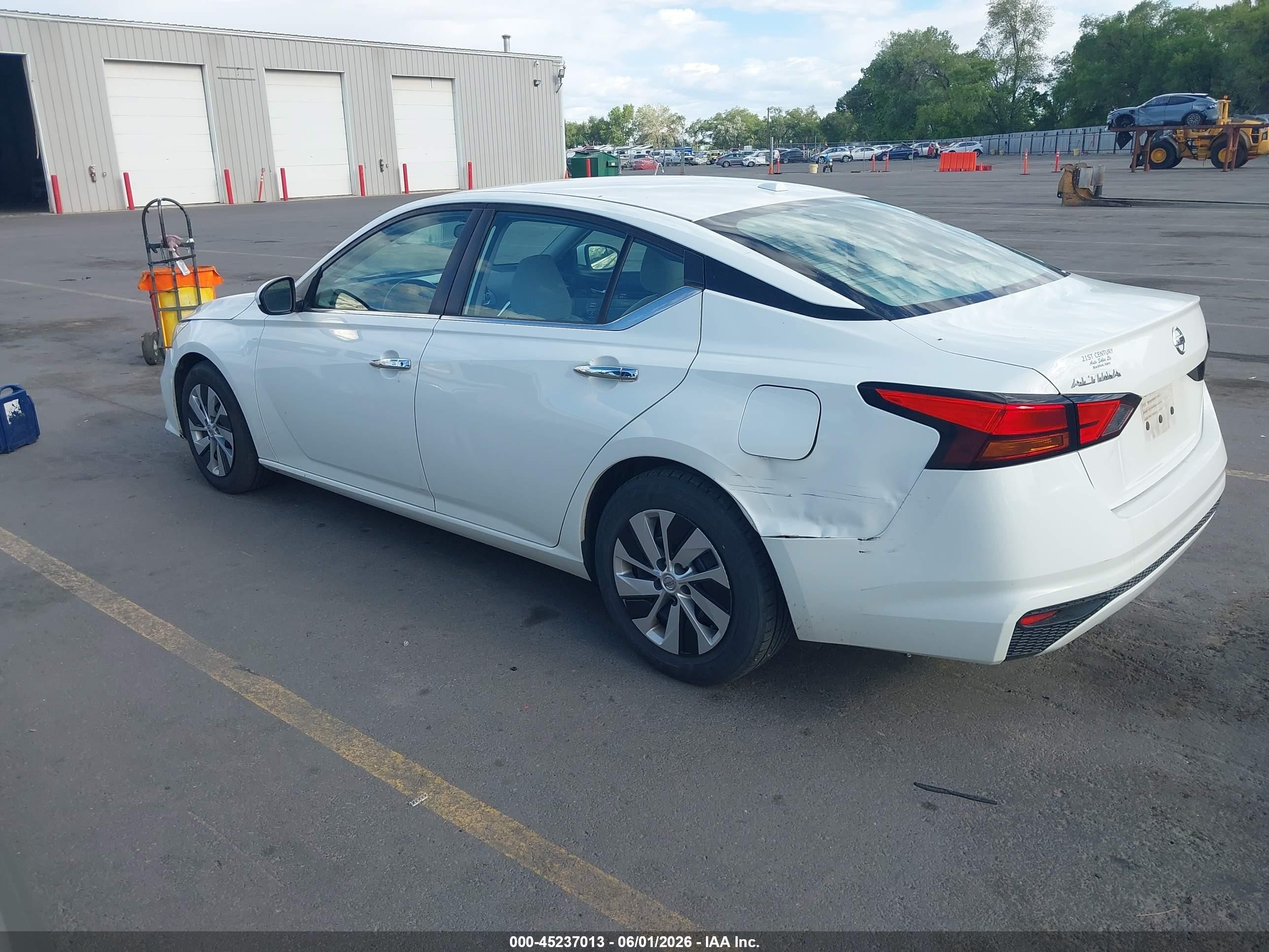 2020 Nissan Altima S Fwd White vin: 1N4BL4BV4LC164151