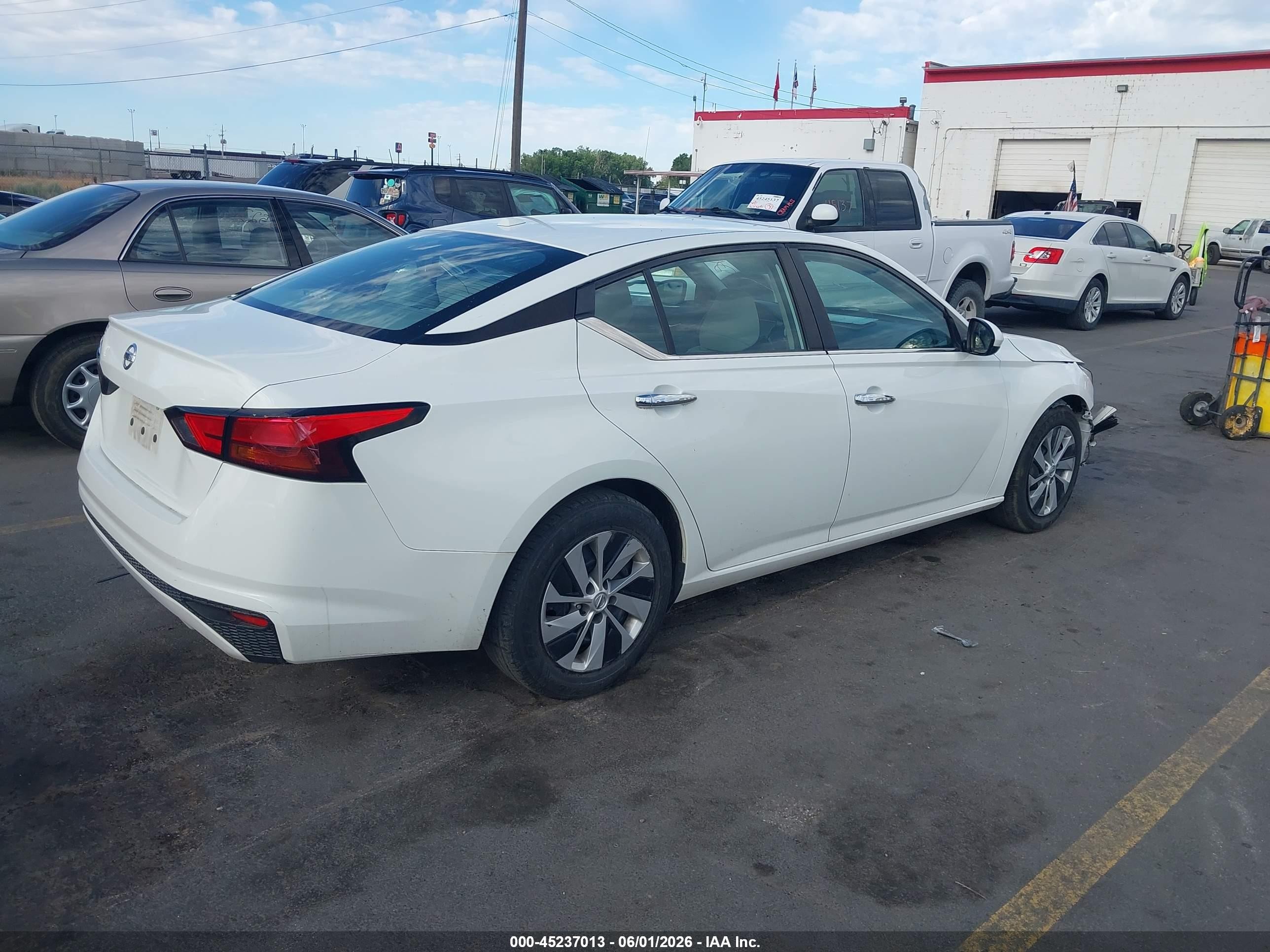 2020 Nissan Altima S Fwd White vin: 1N4BL4BV4LC164151