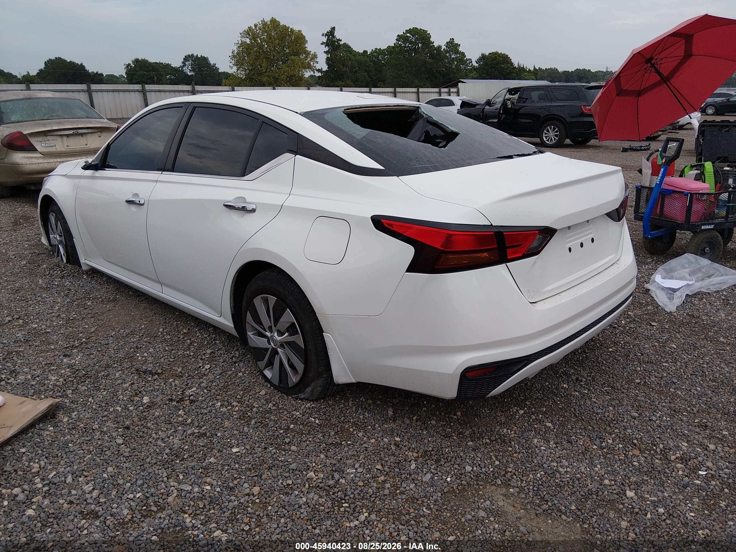 2020 Nissan Altima S Fwd White vin: 1N4BL4BV4LC173822