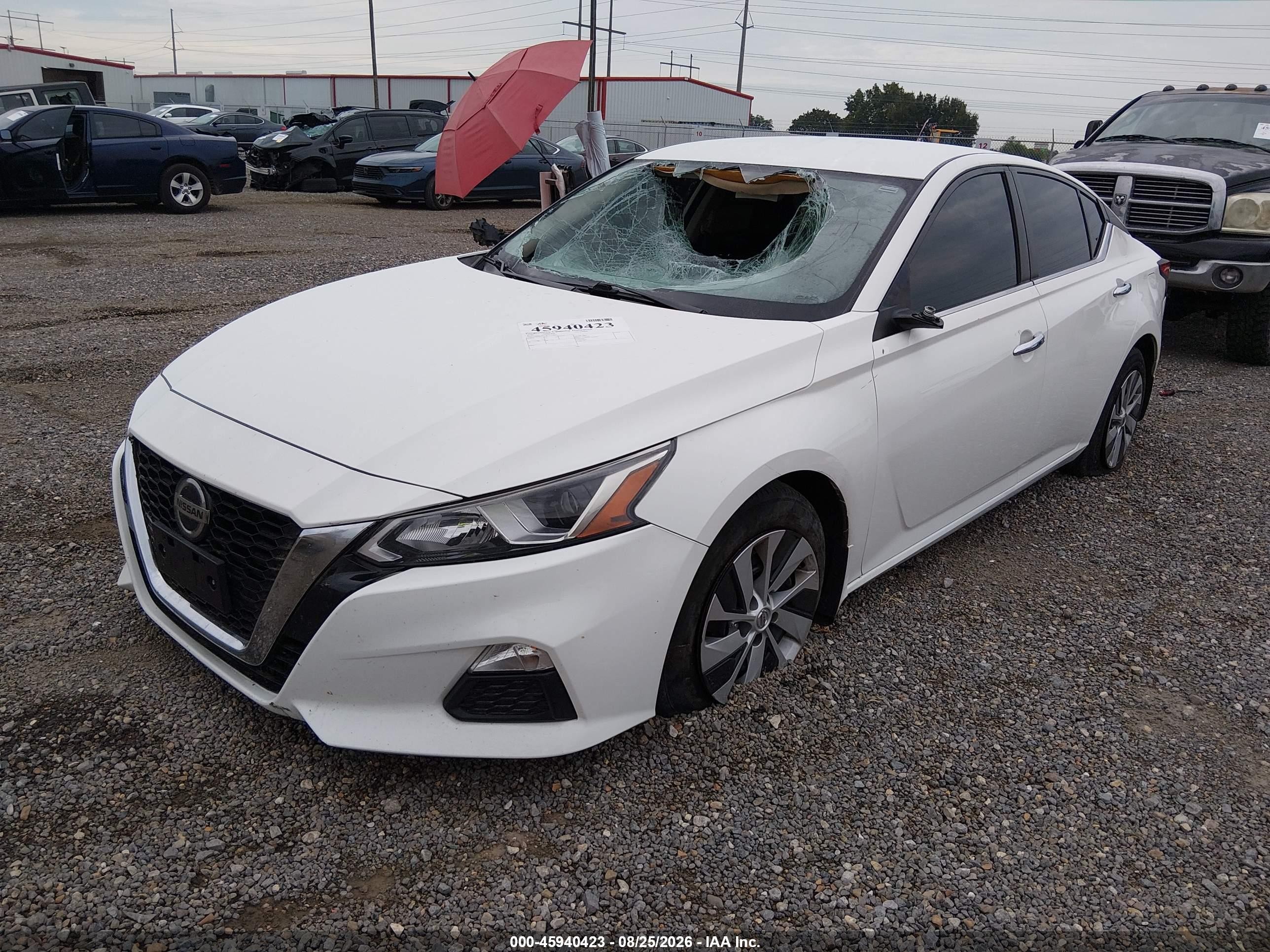 2020 Nissan Altima S Fwd White vin: 1N4BL4BV4LC173822