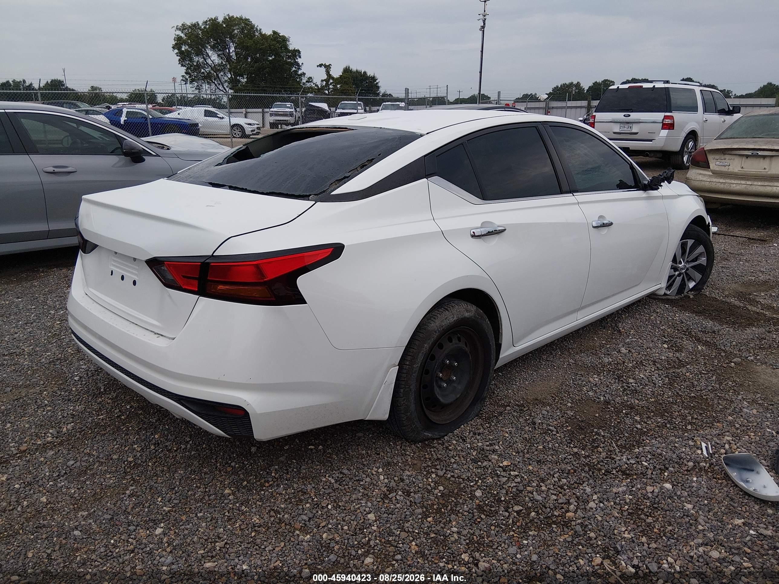 2020 Nissan Altima S Fwd White vin: 1N4BL4BV4LC173822