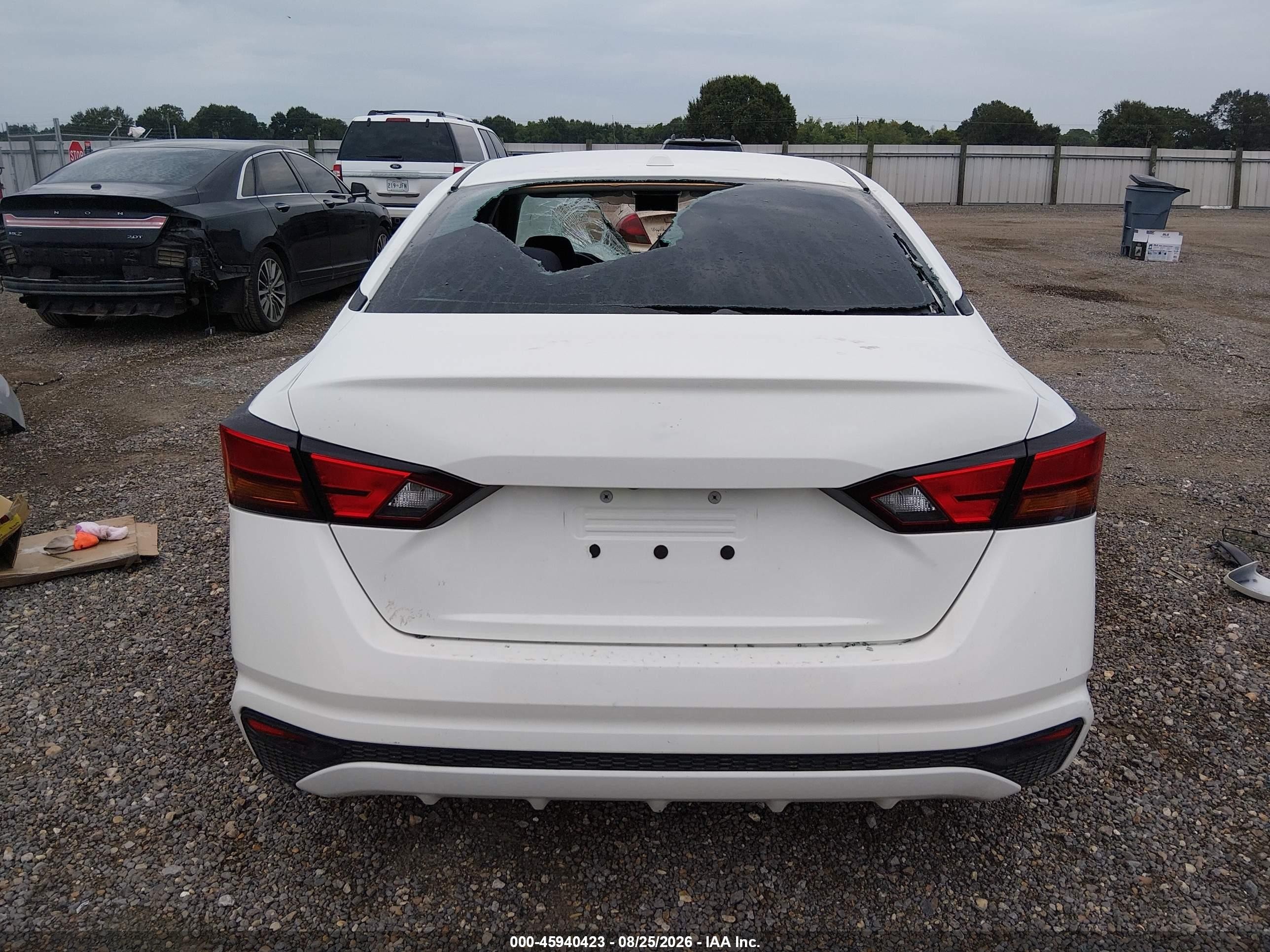 2020 Nissan Altima S Fwd White vin: 1N4BL4BV4LC173822