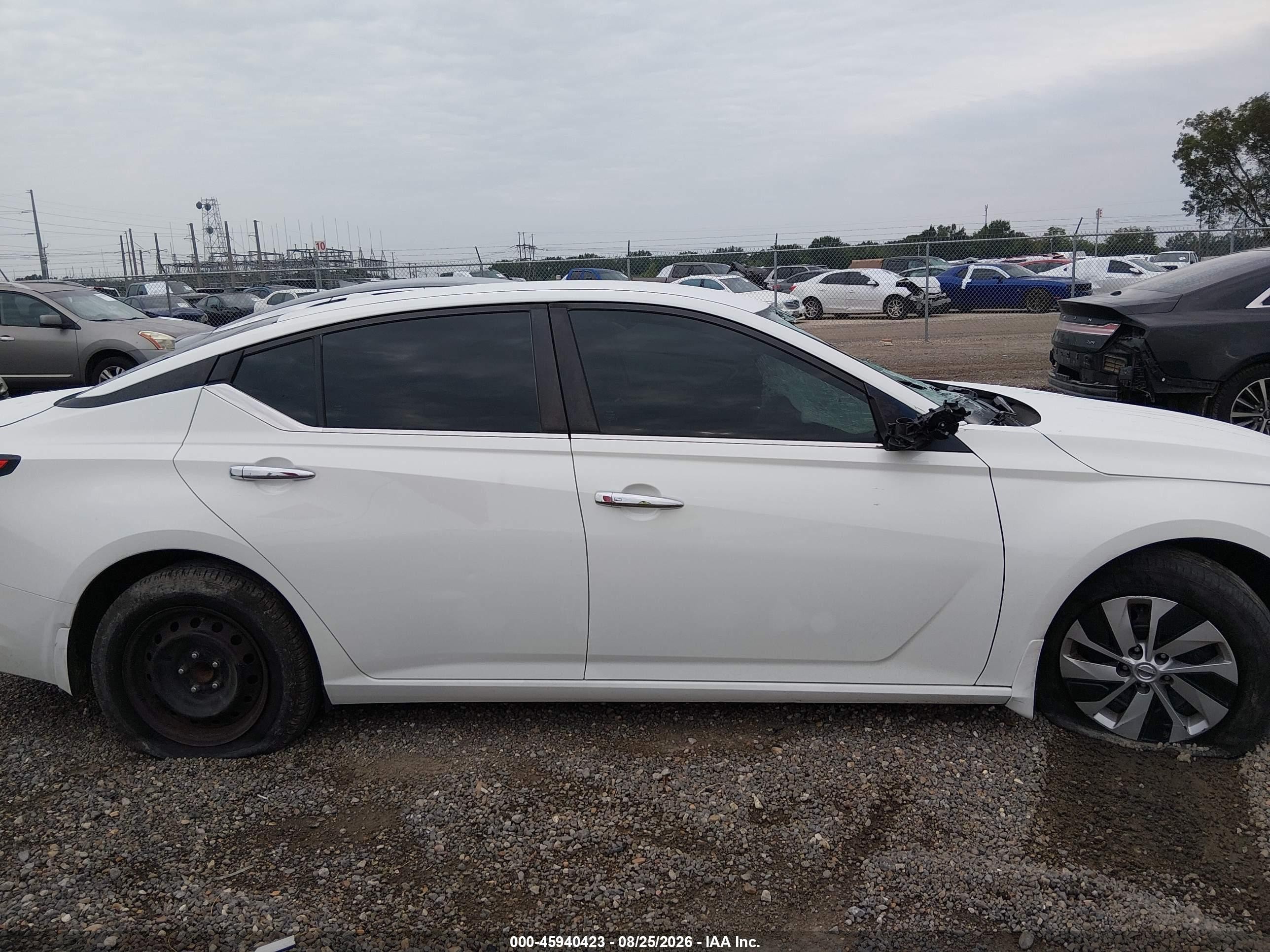 2020 Nissan Altima S Fwd White vin: 1N4BL4BV4LC173822