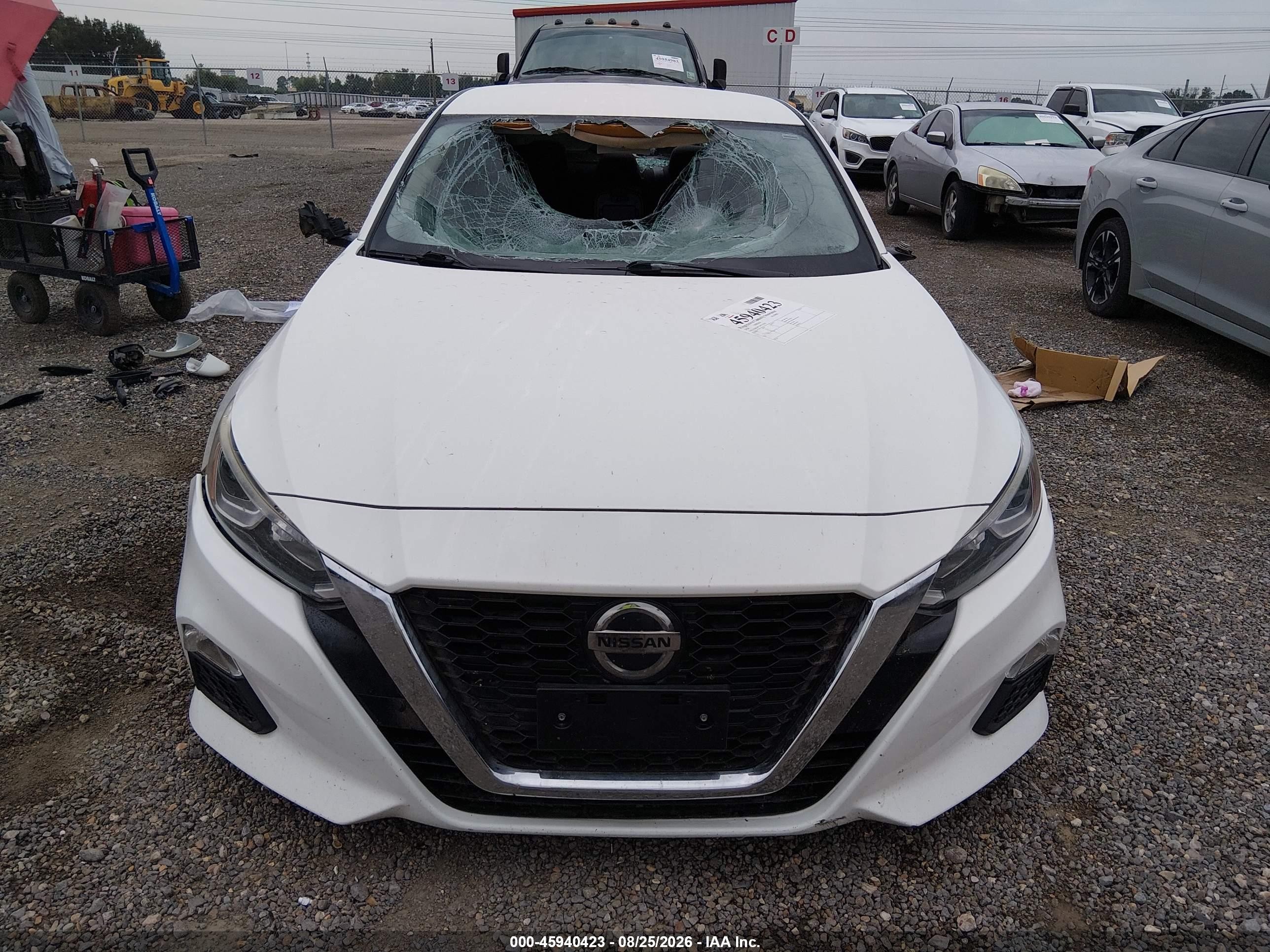 2020 Nissan Altima S Fwd White vin: 1N4BL4BV4LC173822