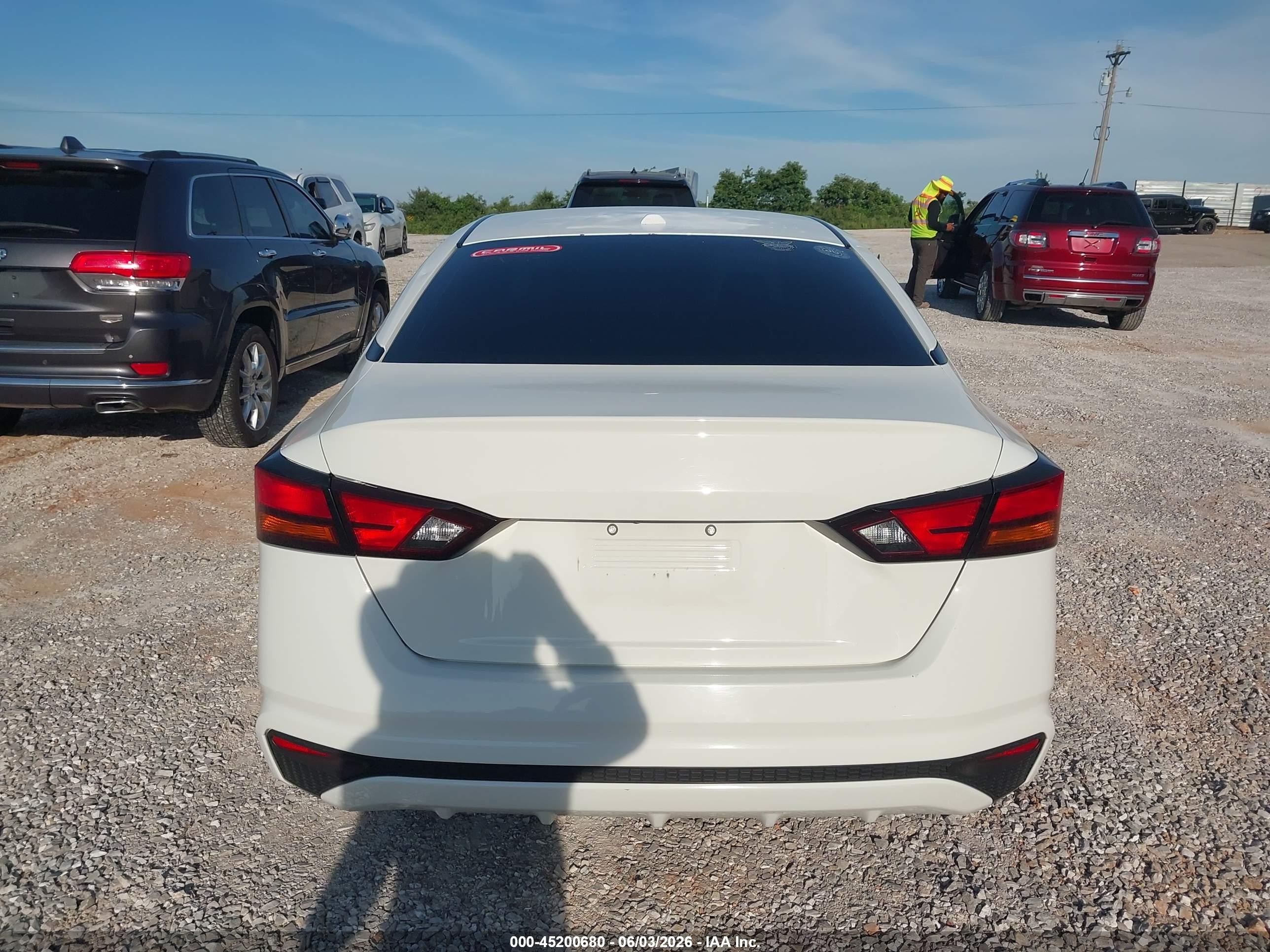 2020 Nissan Altima S Fwd White vin: 1N4BL4BV4LC222548