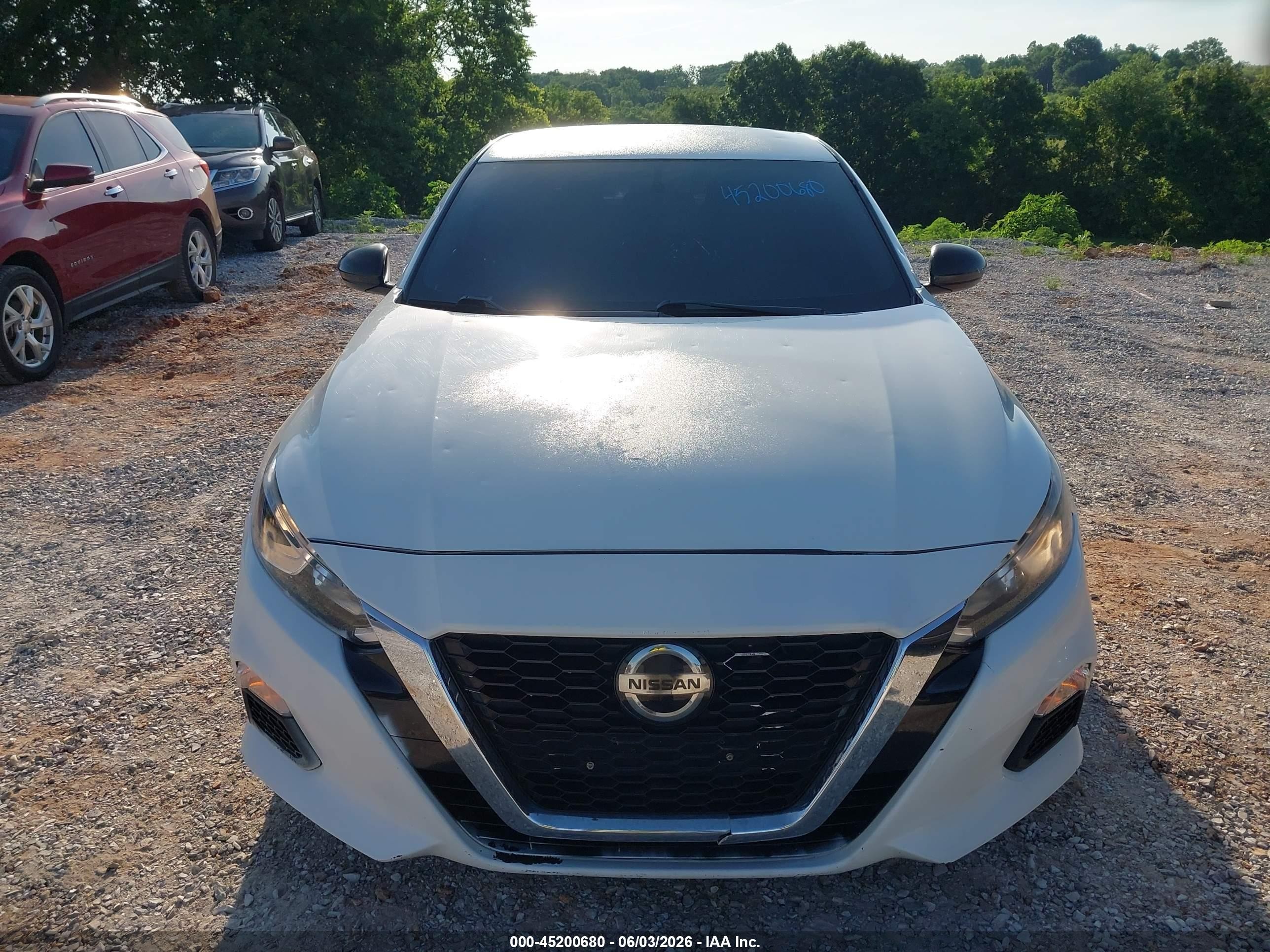 2020 Nissan Altima S Fwd White vin: 1N4BL4BV4LC222548