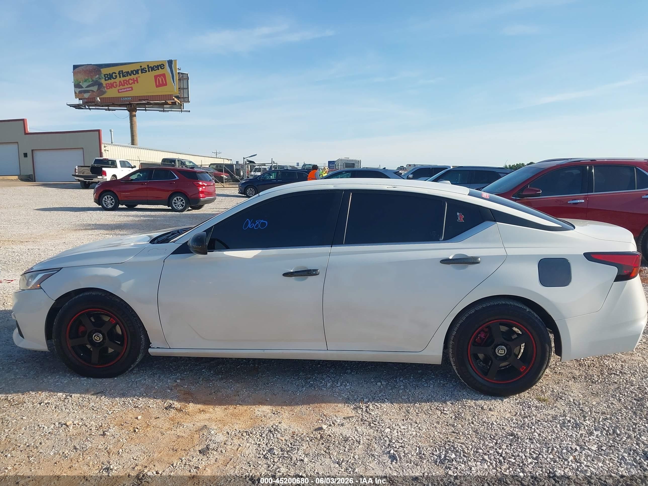 2020 Nissan Altima S Fwd White vin: 1N4BL4BV4LC222548
