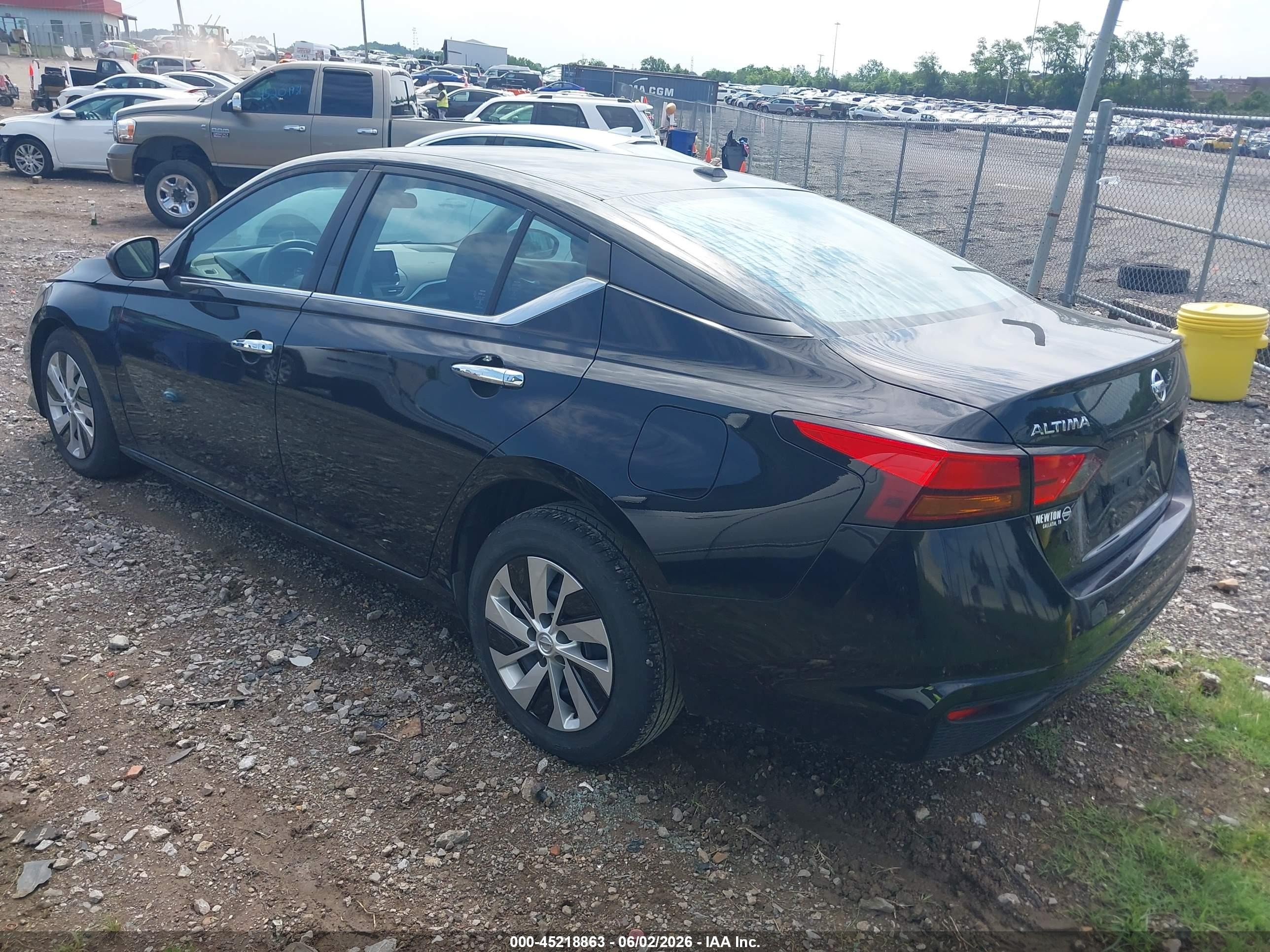 2020 Nissan Altima S Fwd Черный vin: 1N4BL4BV4LC274455