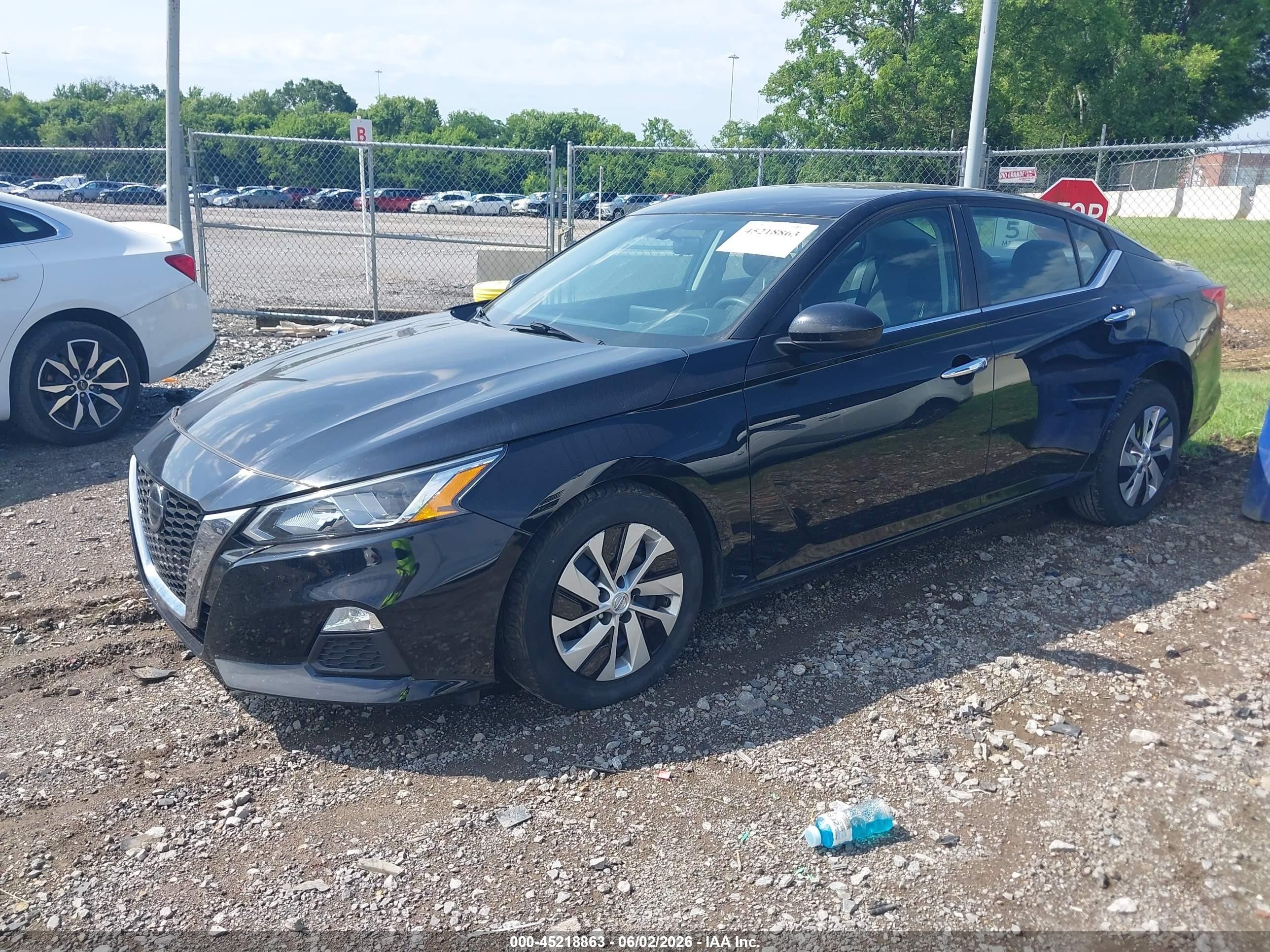 2020 Nissan Altima S Fwd Черный vin: 1N4BL4BV4LC274455