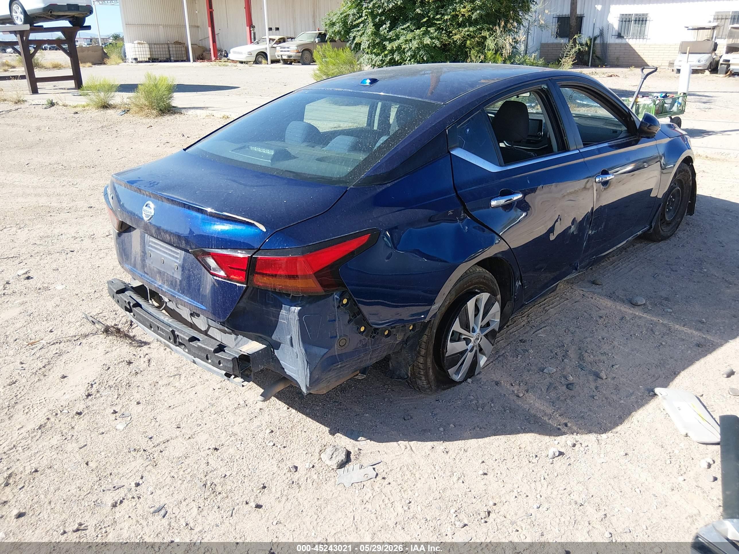 2020 Nissan Altima S Fwd Blue vin: 1N4BL4BV4LN306793