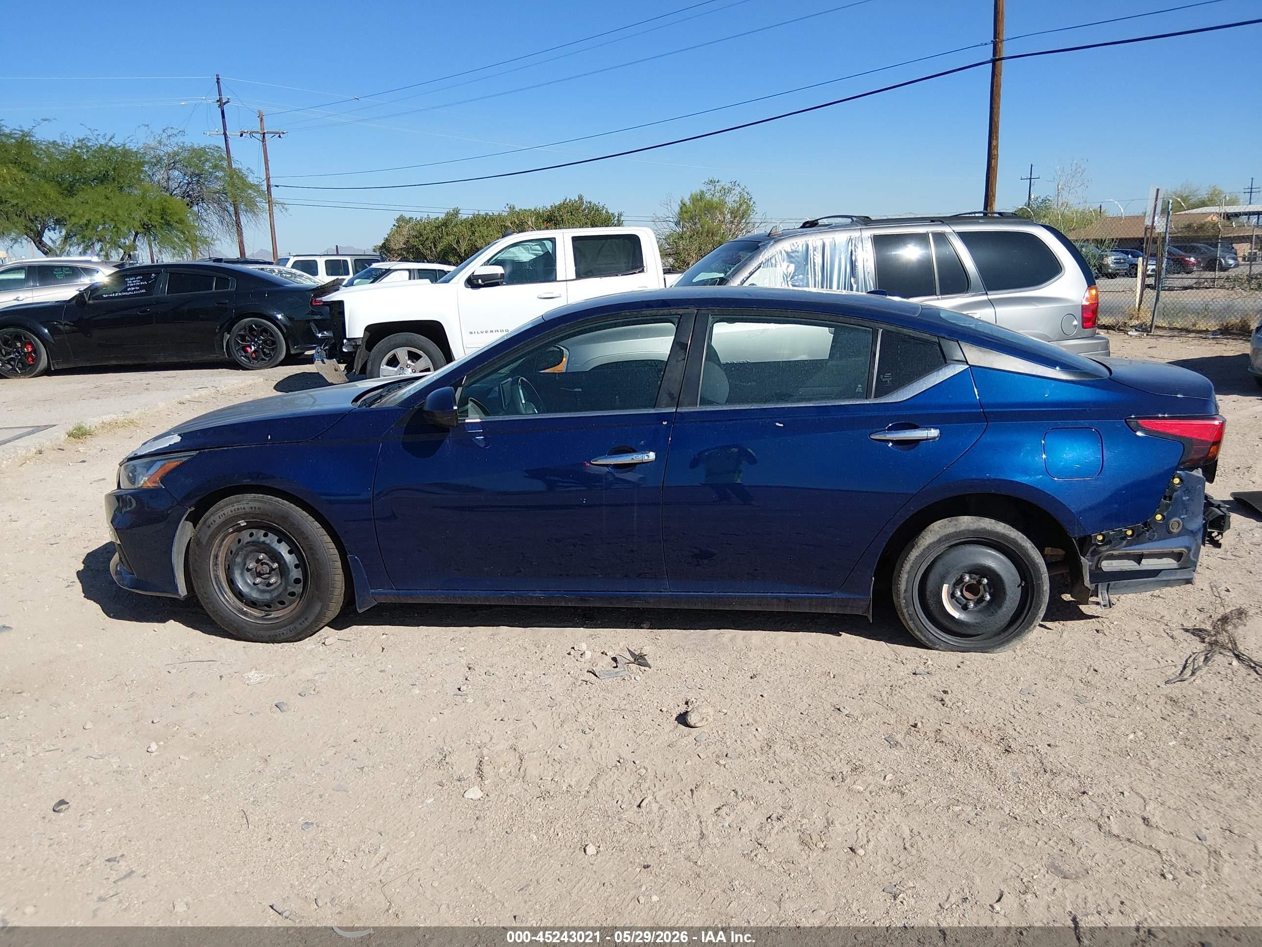 2020 Nissan Altima S Fwd Blue vin: 1N4BL4BV4LN306793