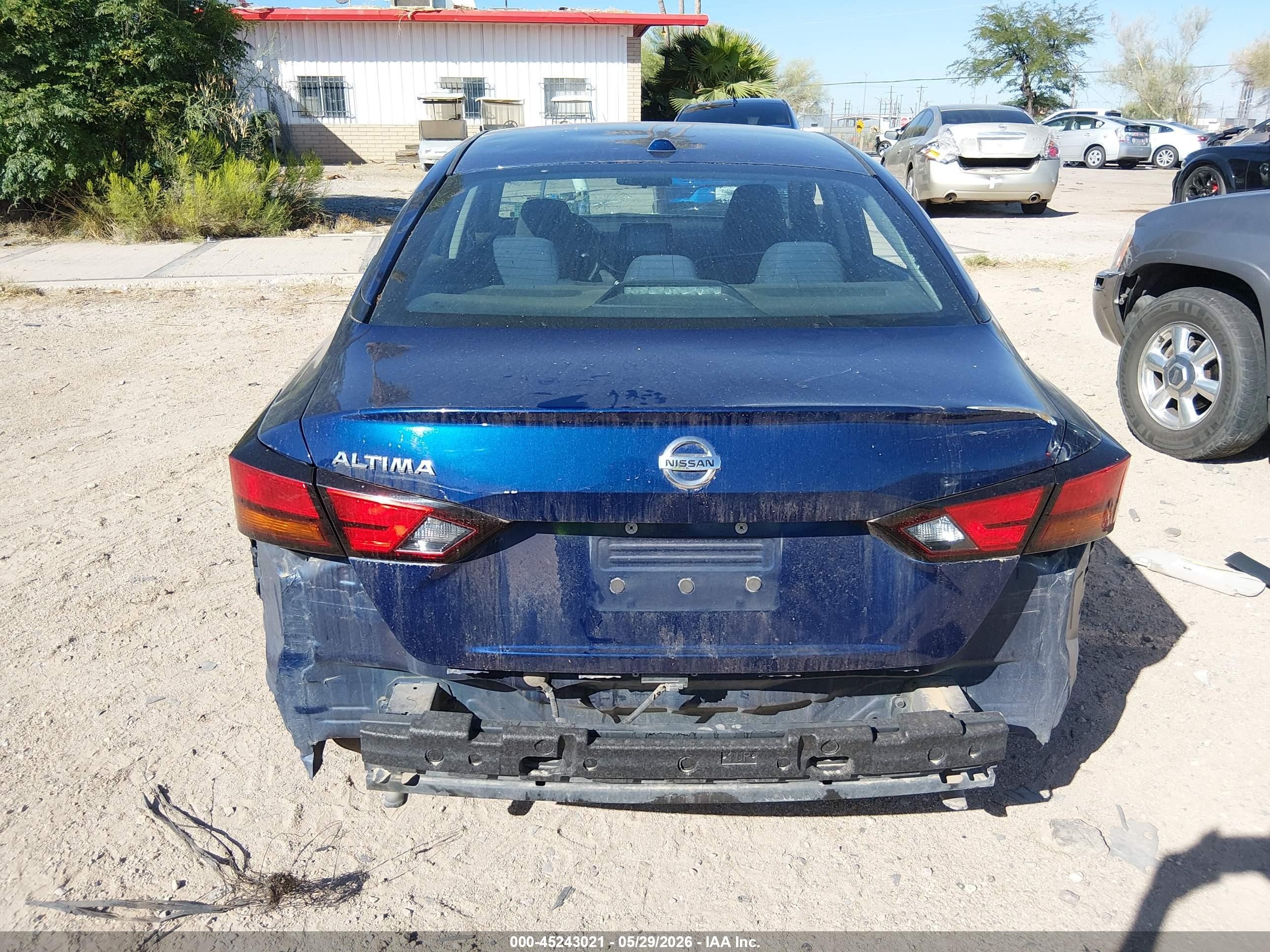 2020 Nissan Altima S Fwd Blue vin: 1N4BL4BV4LN306793