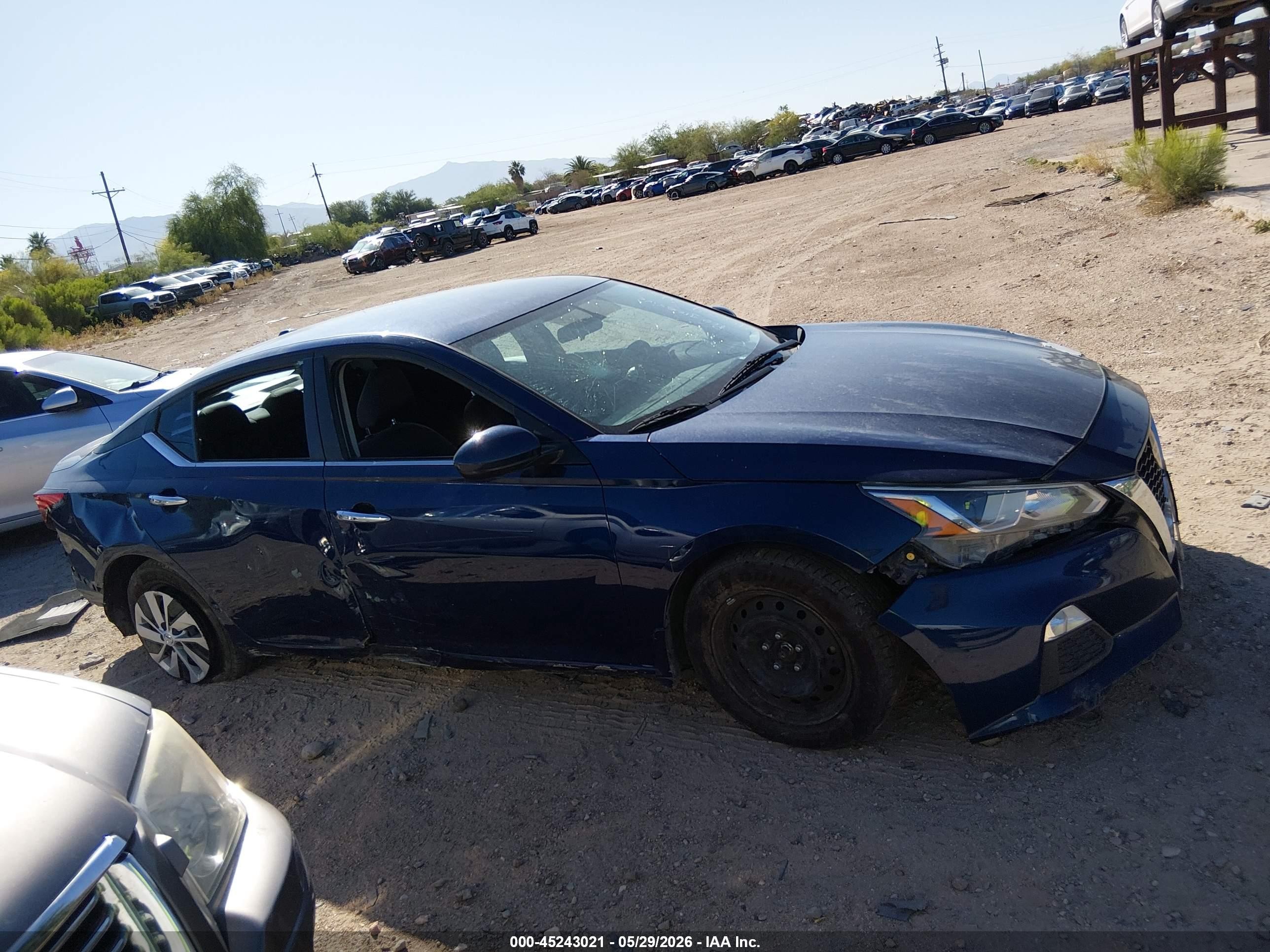 2020 Nissan Altima S Fwd Blue vin: 1N4BL4BV4LN306793