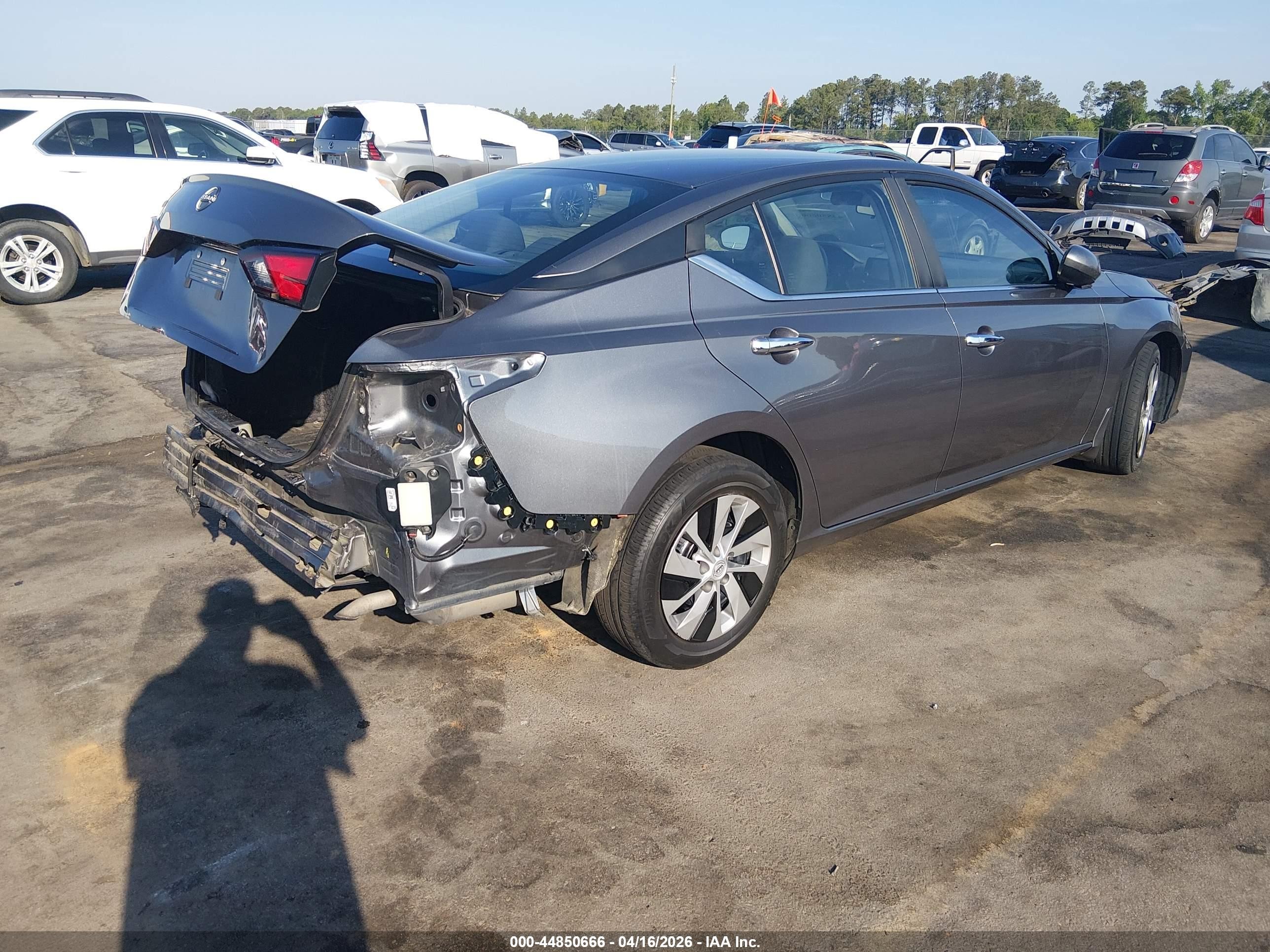 2023 Nissan Altima S Fwd Серый vin: 1N4BL4BV4PN404857