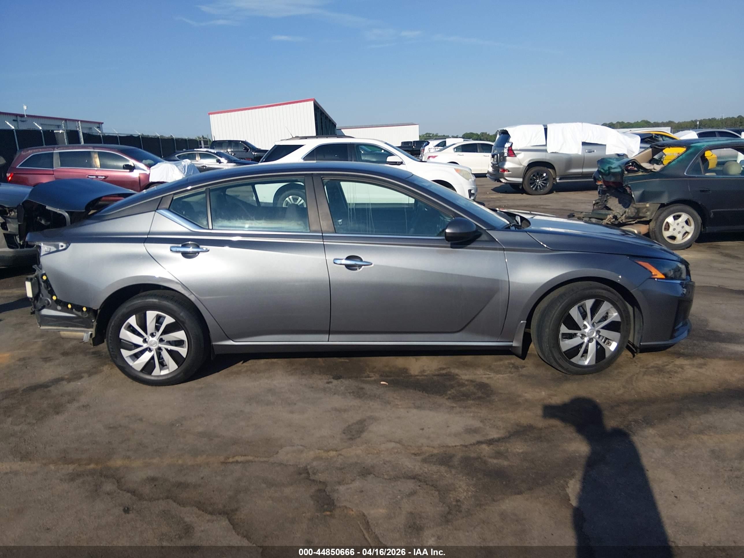 2023 Nissan Altima S Fwd Серый vin: 1N4BL4BV4PN404857