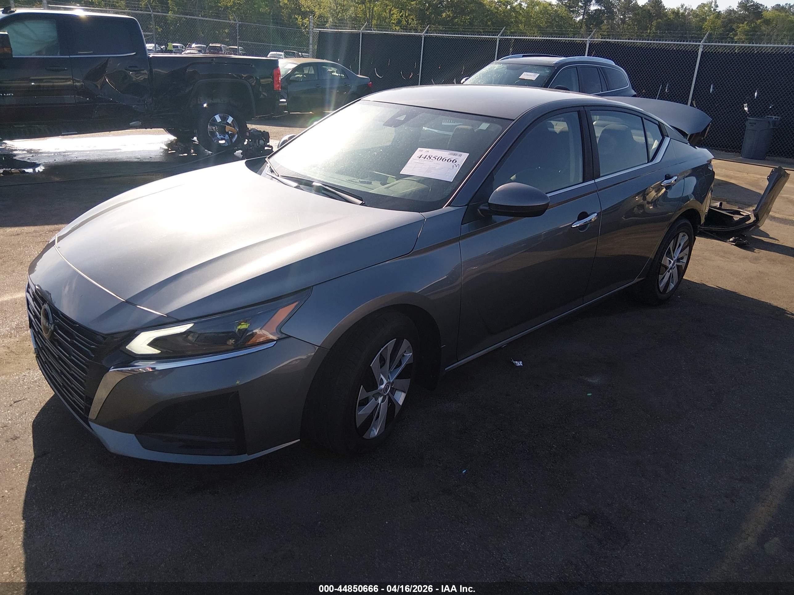 2023 Nissan Altima S Fwd Серый vin: 1N4BL4BV4PN404857