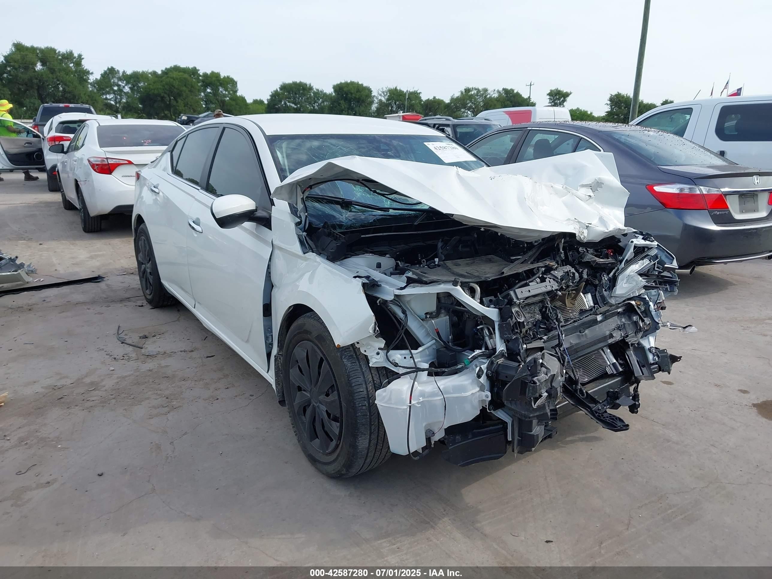 2023 Nissan Altima S Fwd White vin: 1N4BL4BV4PN411307