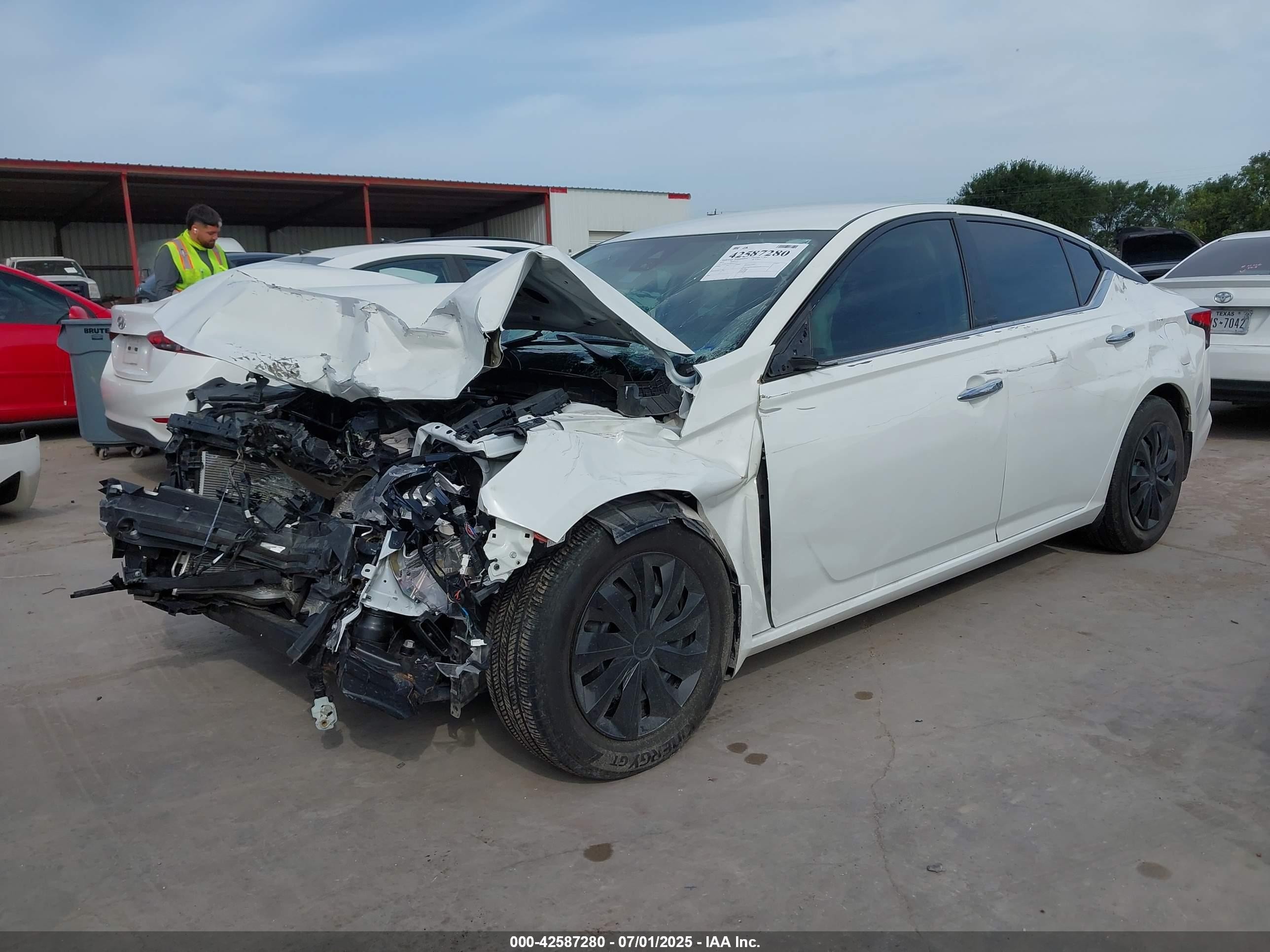 2023 Nissan Altima S Fwd Белый vin: 1N4BL4BV4PN411307