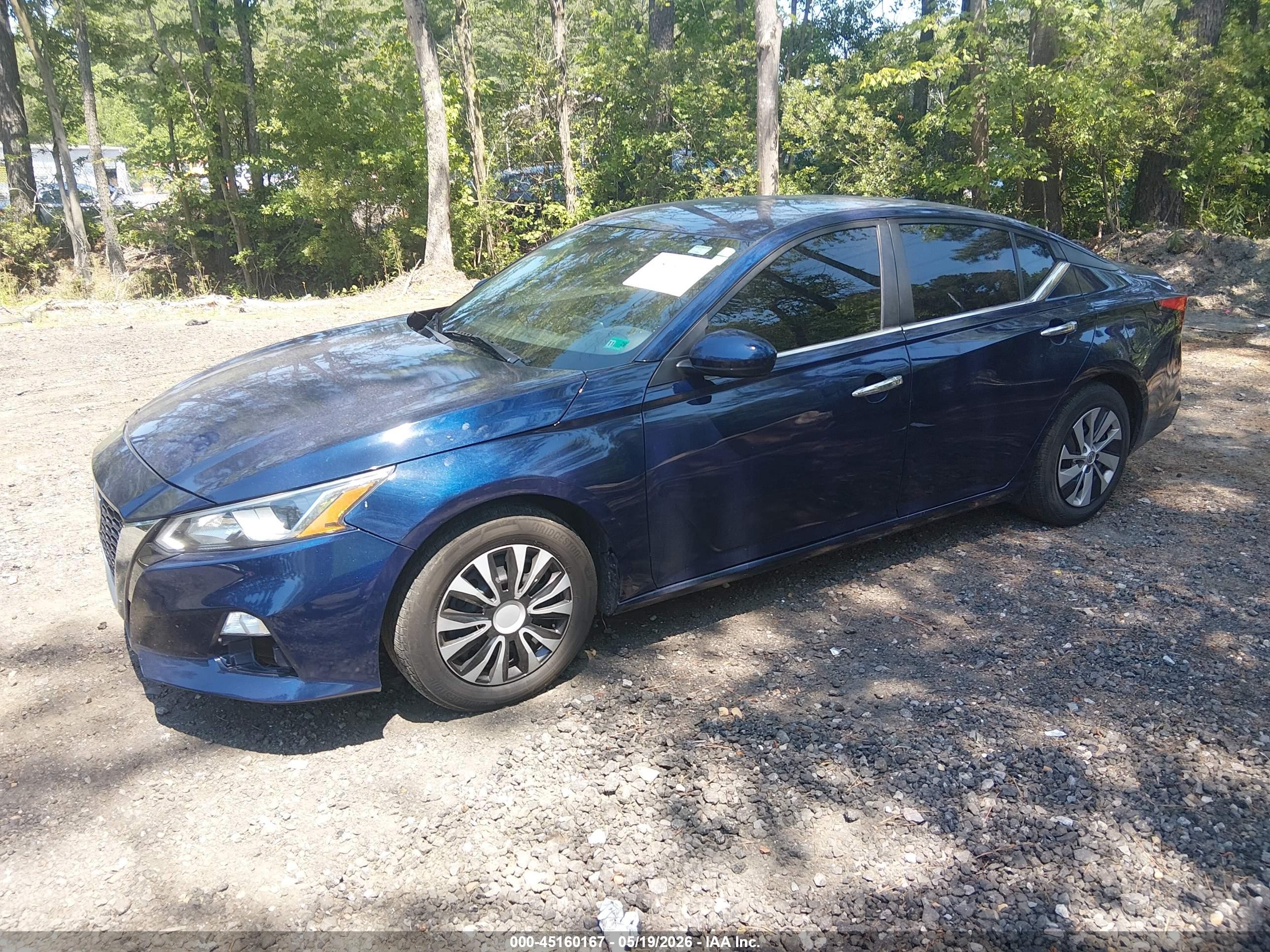 2020 Nissan Altima S Fwd Синий vin: 1N4BL4BV5LC128209
