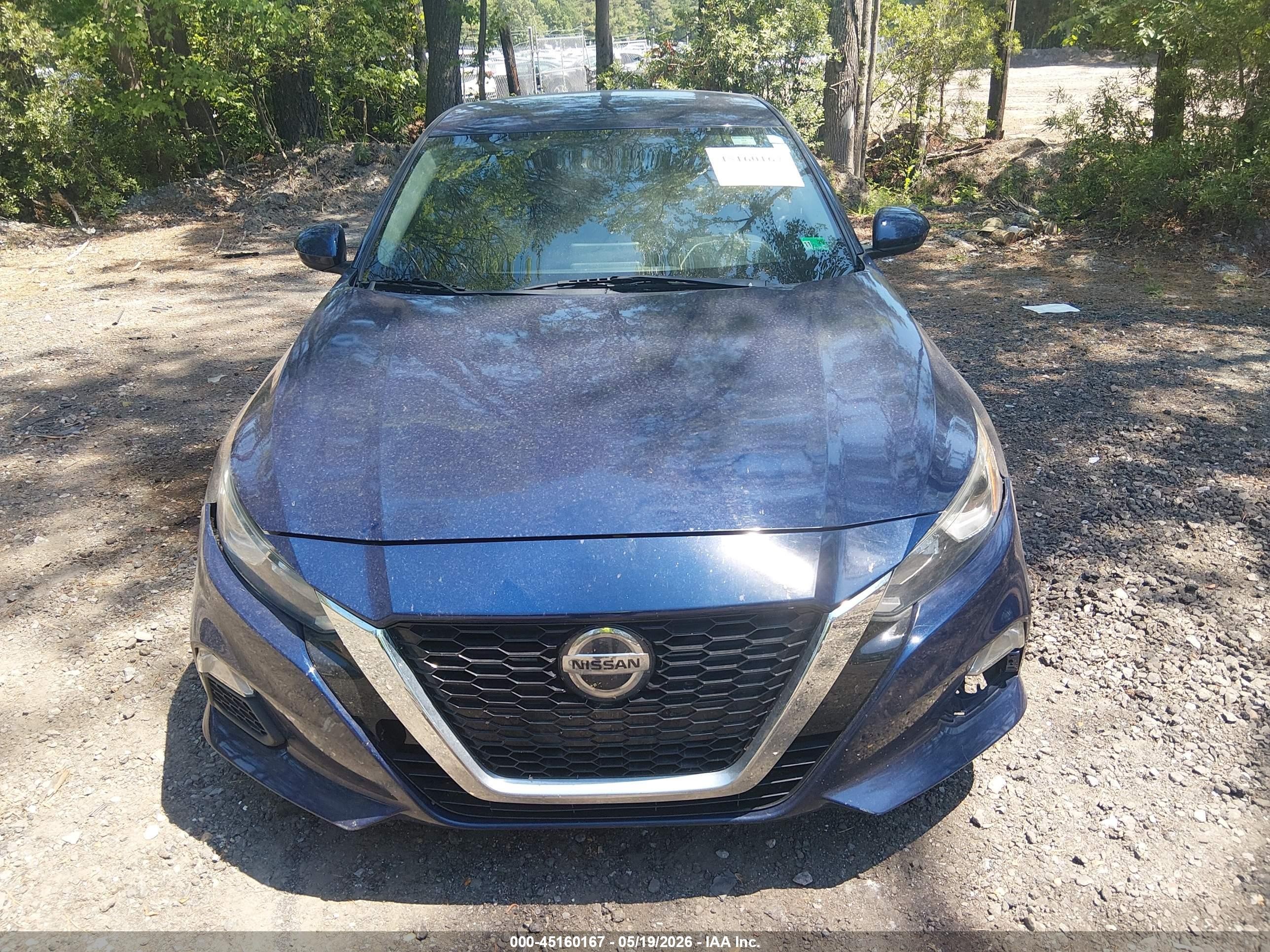 2020 Nissan Altima S Fwd Синий vin: 1N4BL4BV5LC128209