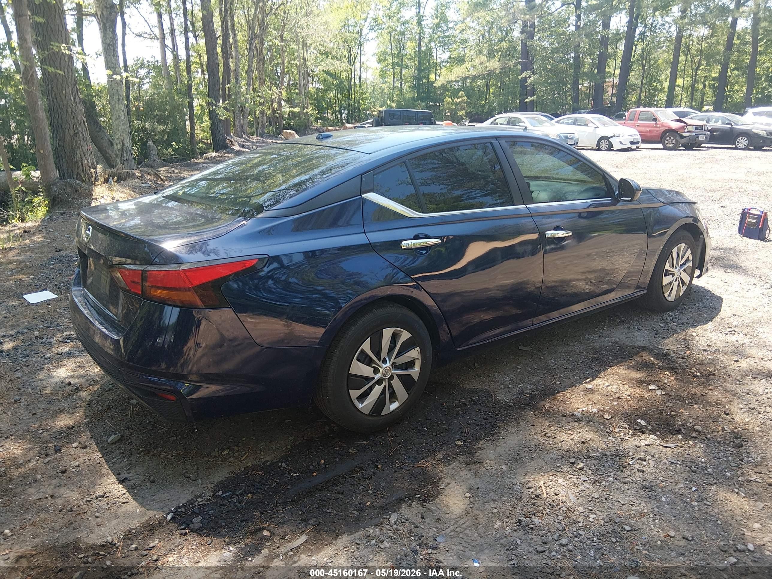 2020 Nissan Altima S Fwd Синий vin: 1N4BL4BV5LC128209