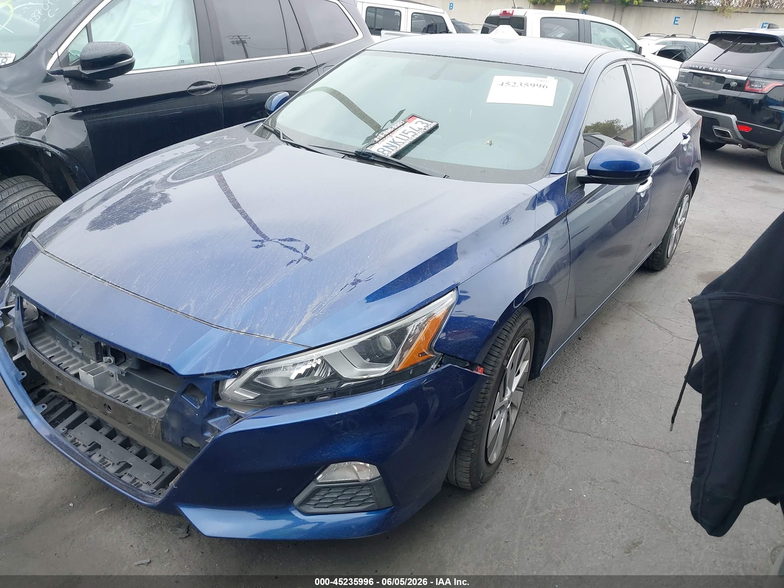 2020 Nissan Altima S Fwd Blue vin: 1N4BL4BV5LC186353