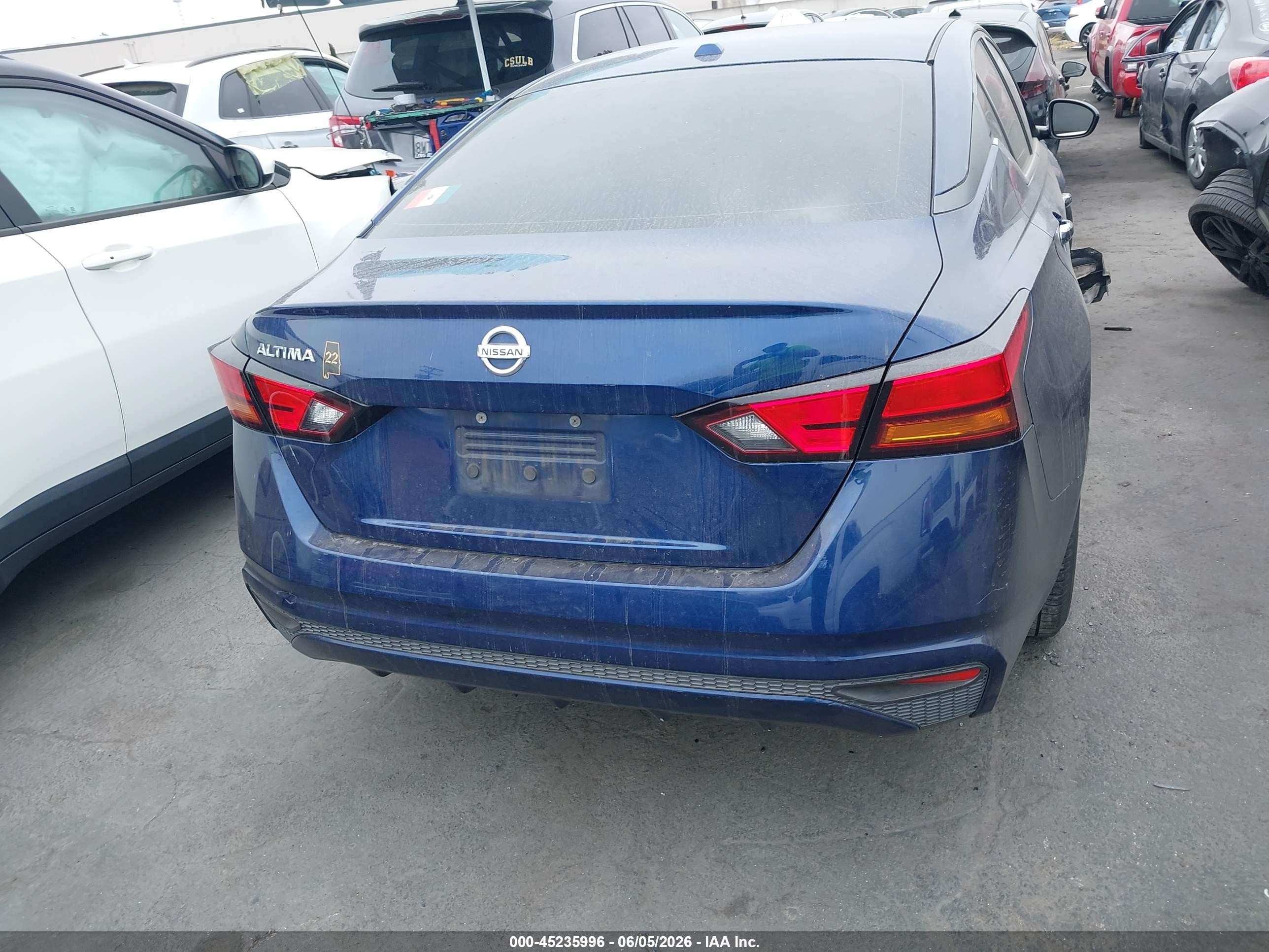 2020 Nissan Altima S Fwd Blue vin: 1N4BL4BV5LC186353
