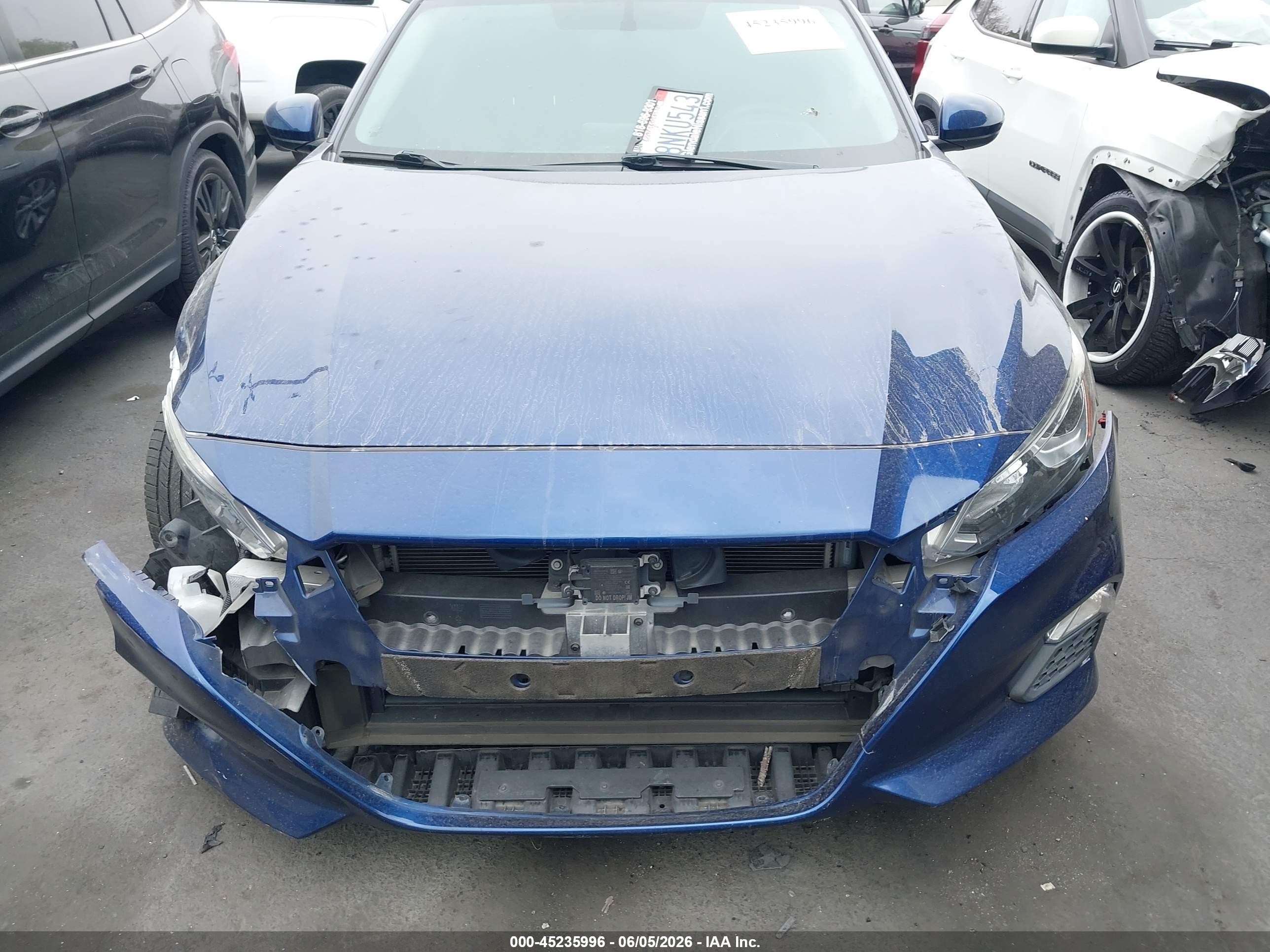 2020 Nissan Altima S Fwd Blue vin: 1N4BL4BV5LC186353
