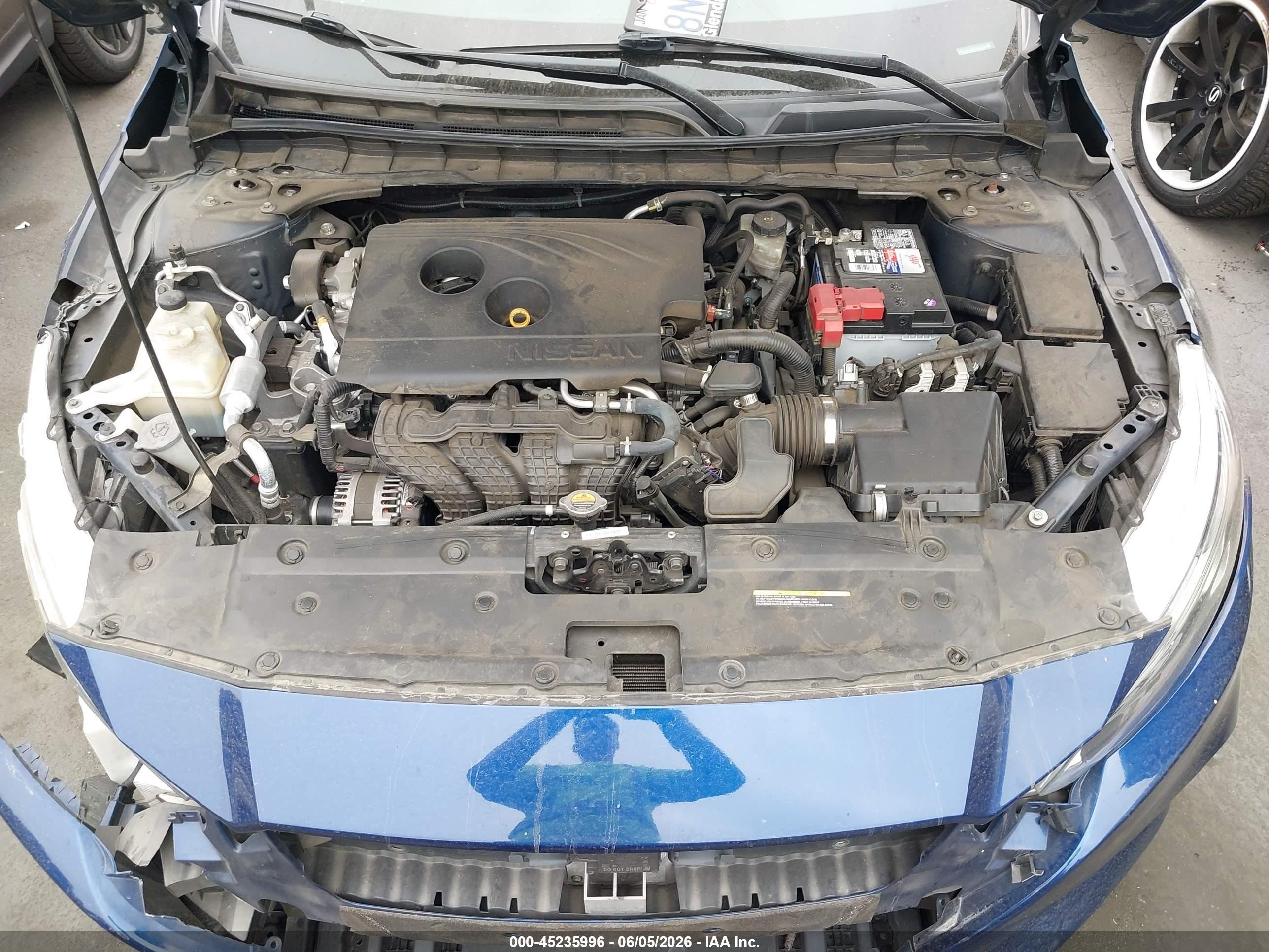 2020 Nissan Altima S Fwd Blue vin: 1N4BL4BV5LC186353