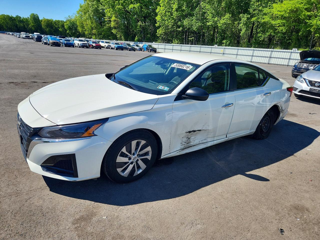 2024 Nissan Altima S White vin: 1N4BL4BV5RN370012