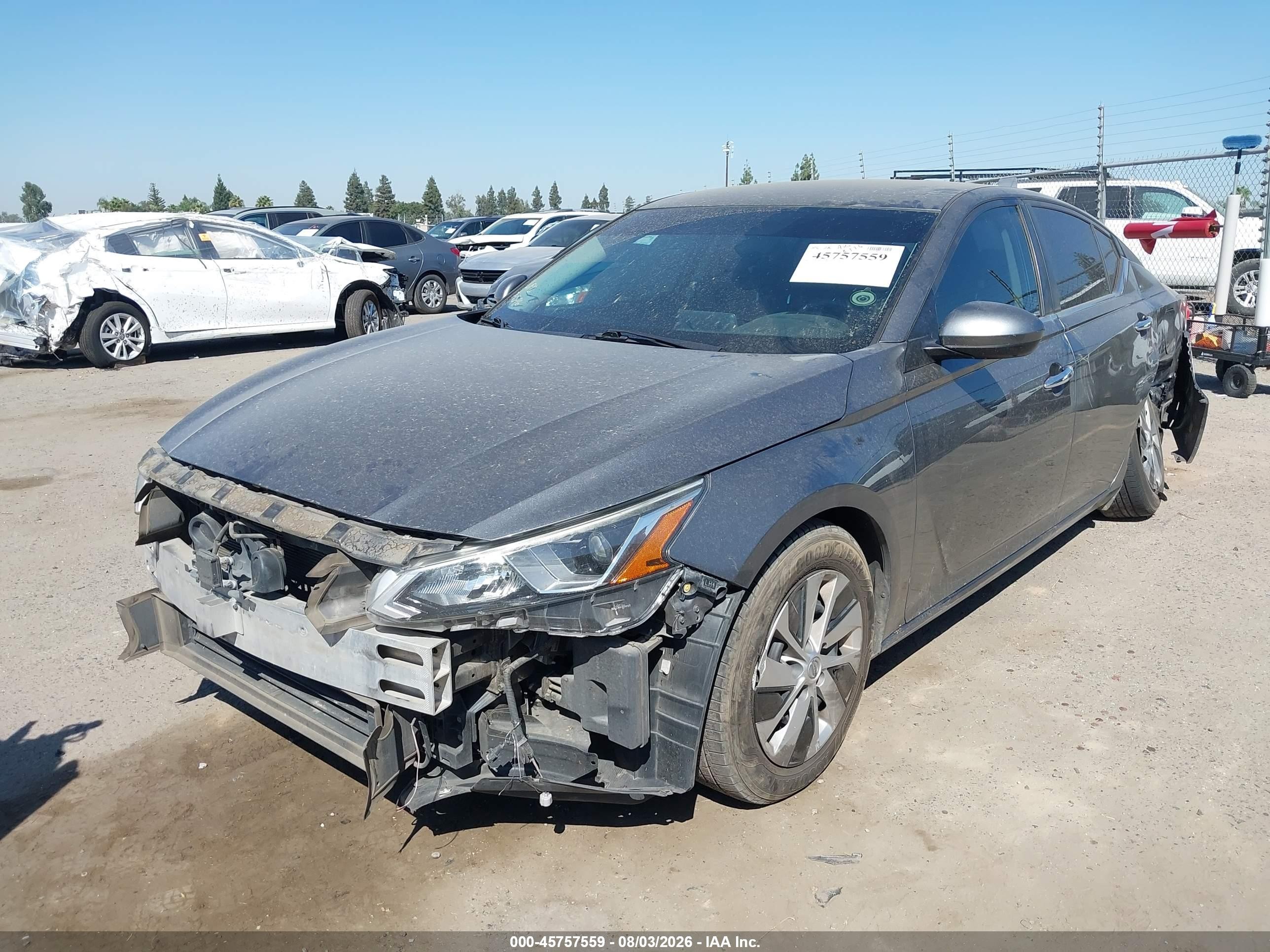 2020 Nissan Altima S Fwd Gray vin: 1N4BL4BV6LC217027