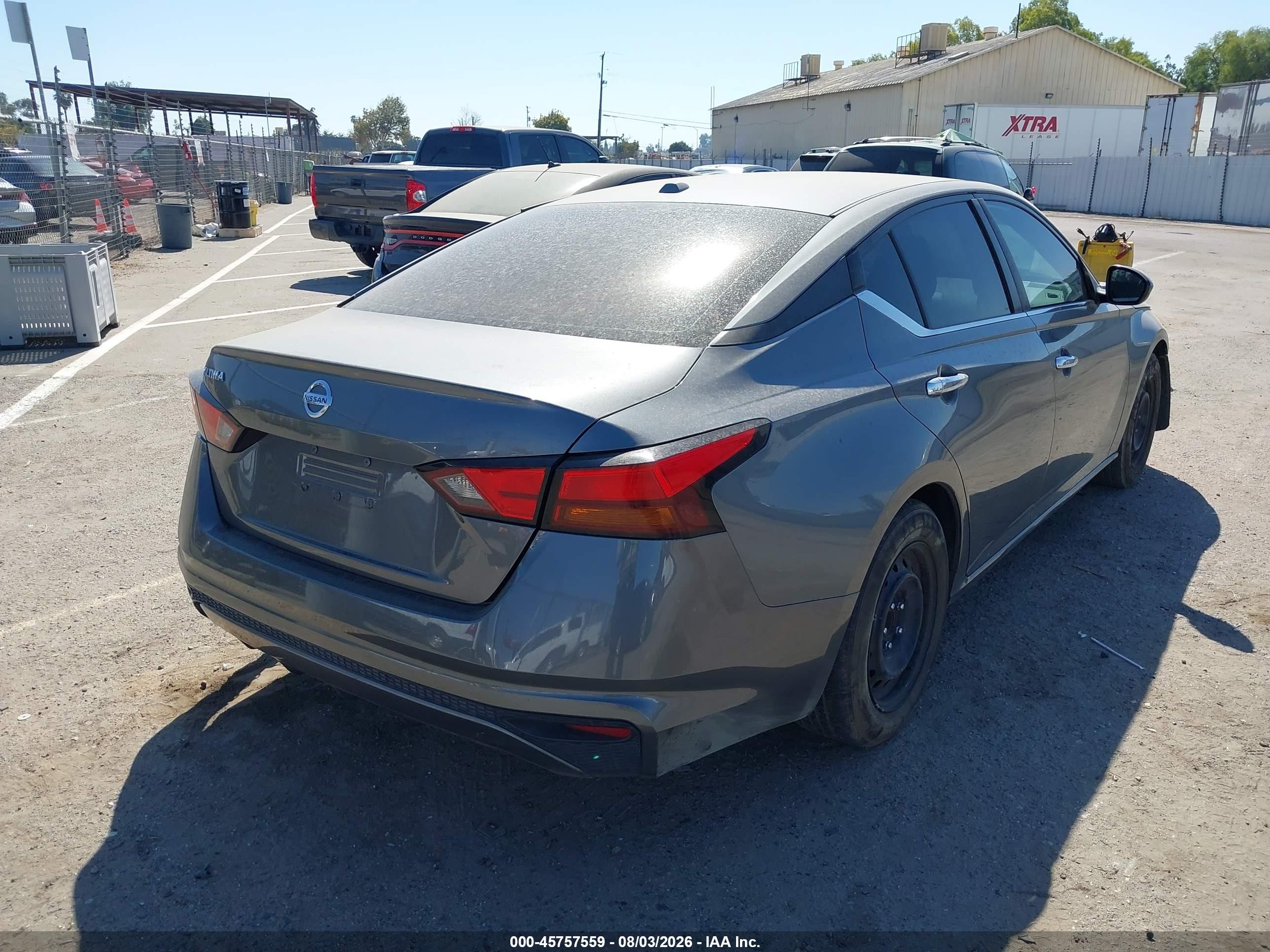 2020 Nissan Altima S Fwd Gray vin: 1N4BL4BV6LC217027