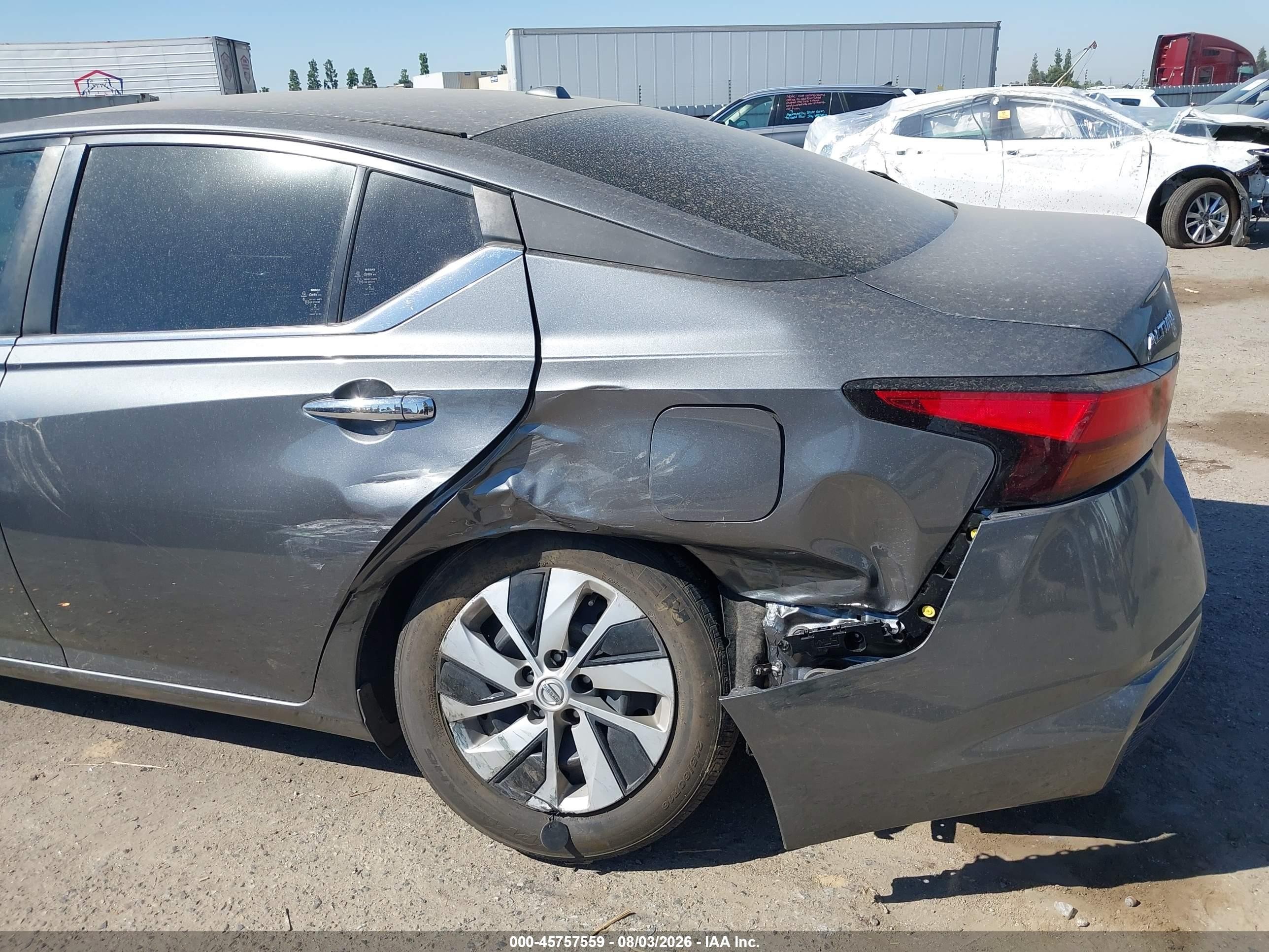 2020 Nissan Altima S Fwd Gray vin: 1N4BL4BV6LC217027
