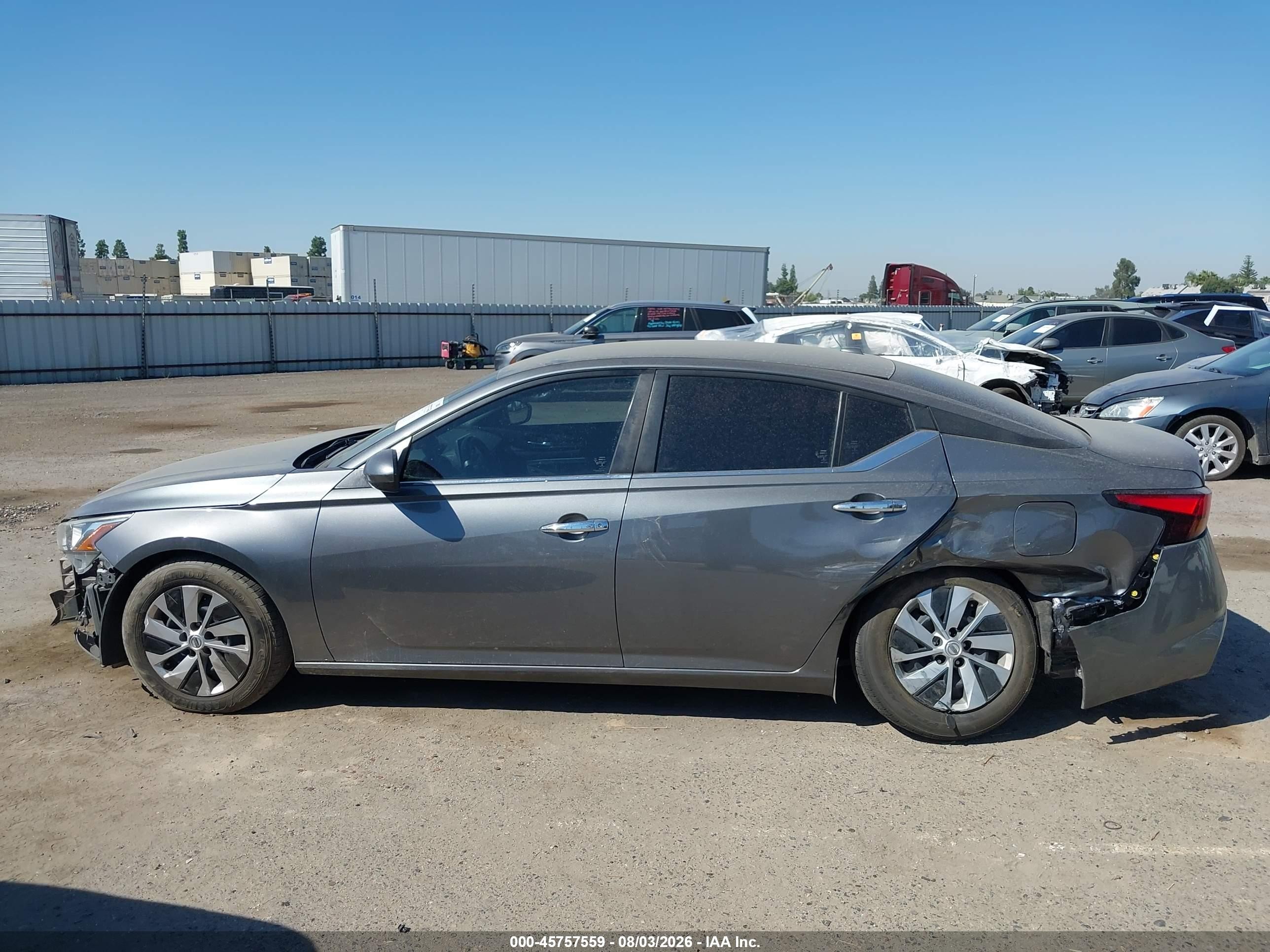 2020 Nissan Altima S Fwd Gray vin: 1N4BL4BV6LC217027