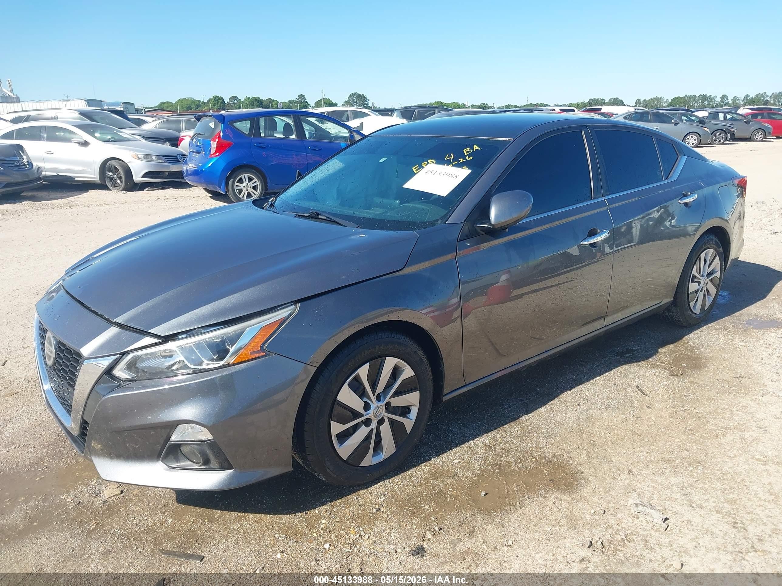 2020 Nissan Altima S Fwd Gray vin: 1N4BL4BV6LC257186