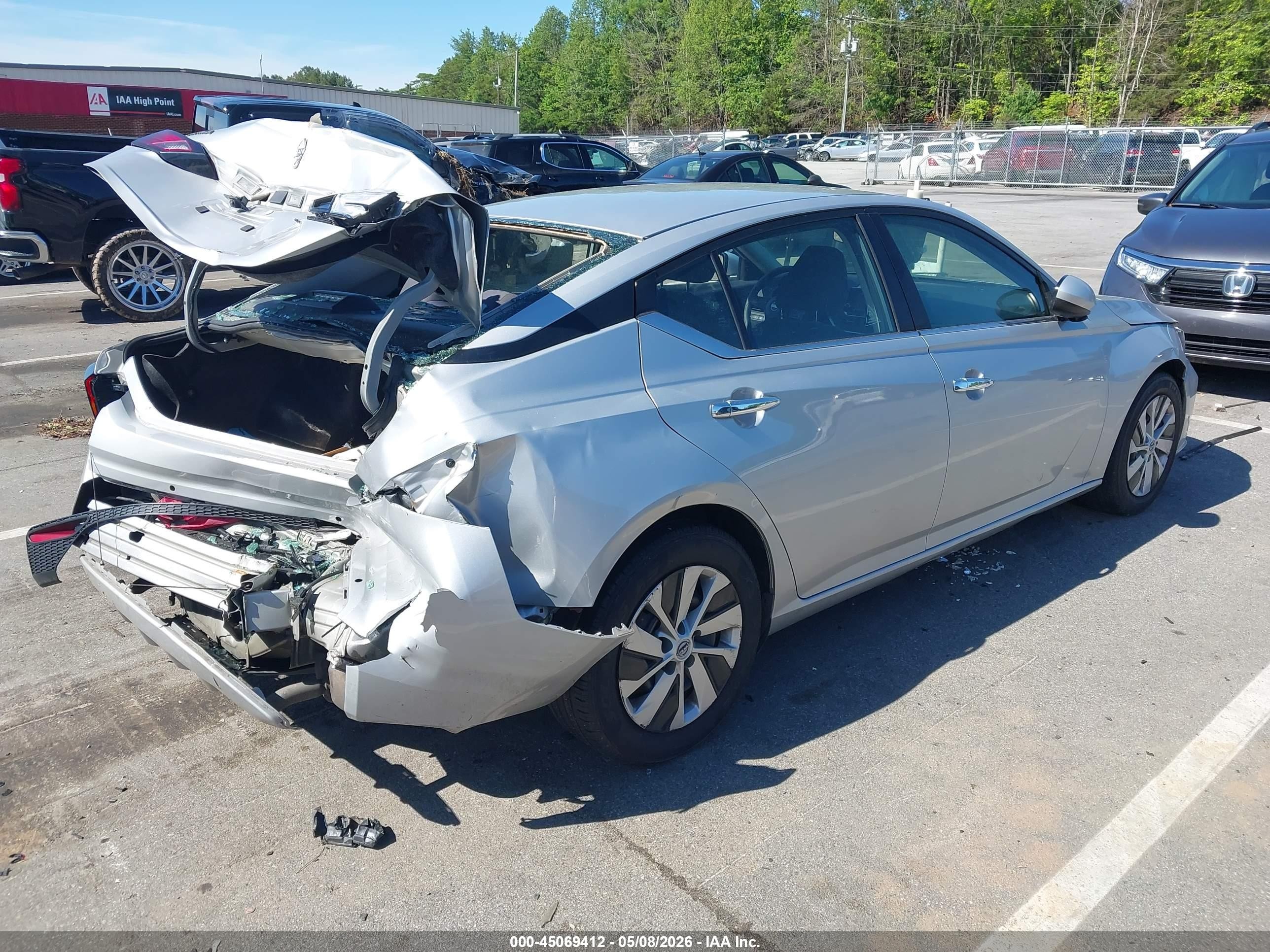 2023 Nissan Altima S Fwd Silver vin: 1N4BL4BV6PN342328