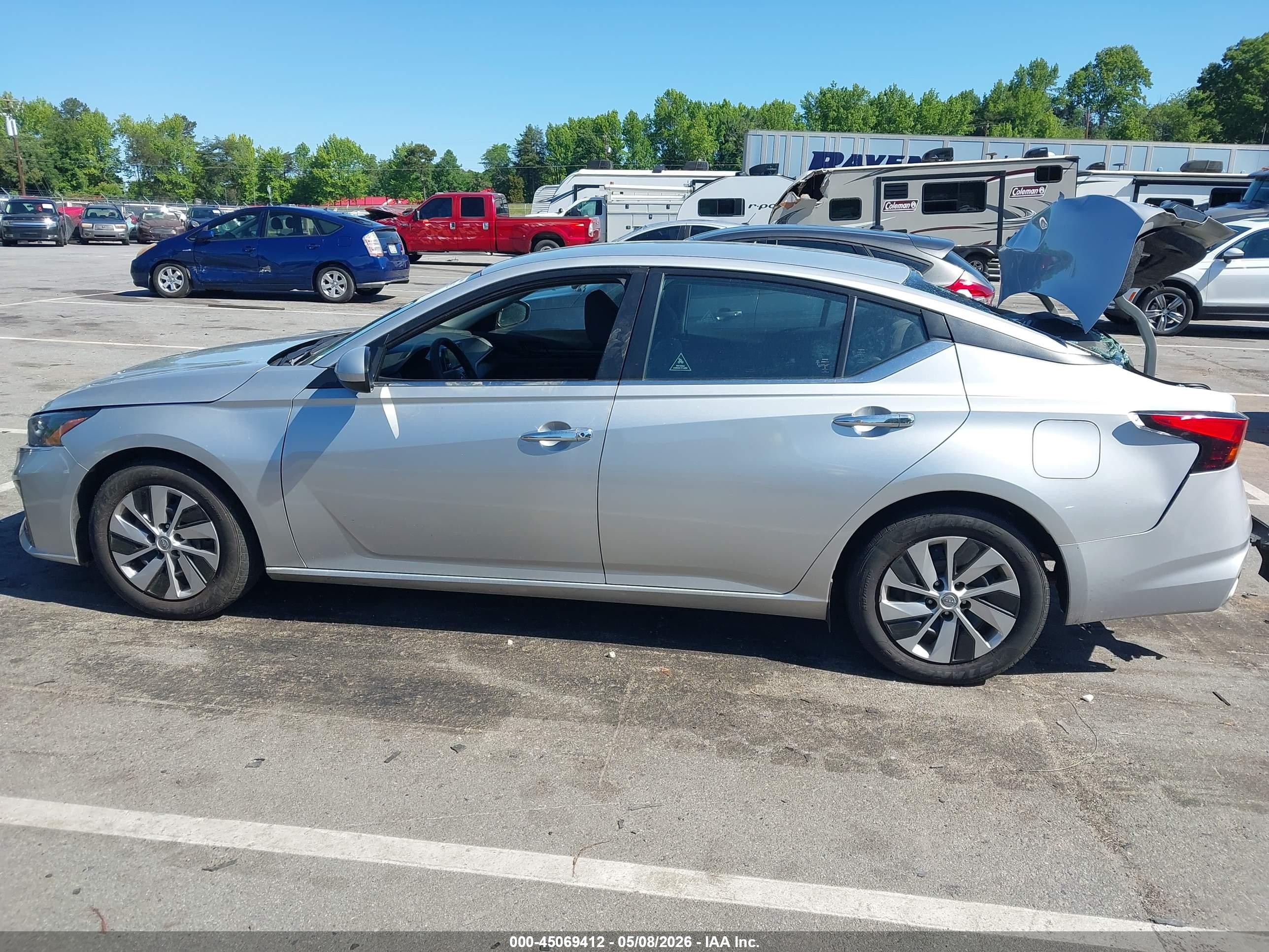 2023 Nissan Altima S Fwd Silver vin: 1N4BL4BV6PN342328