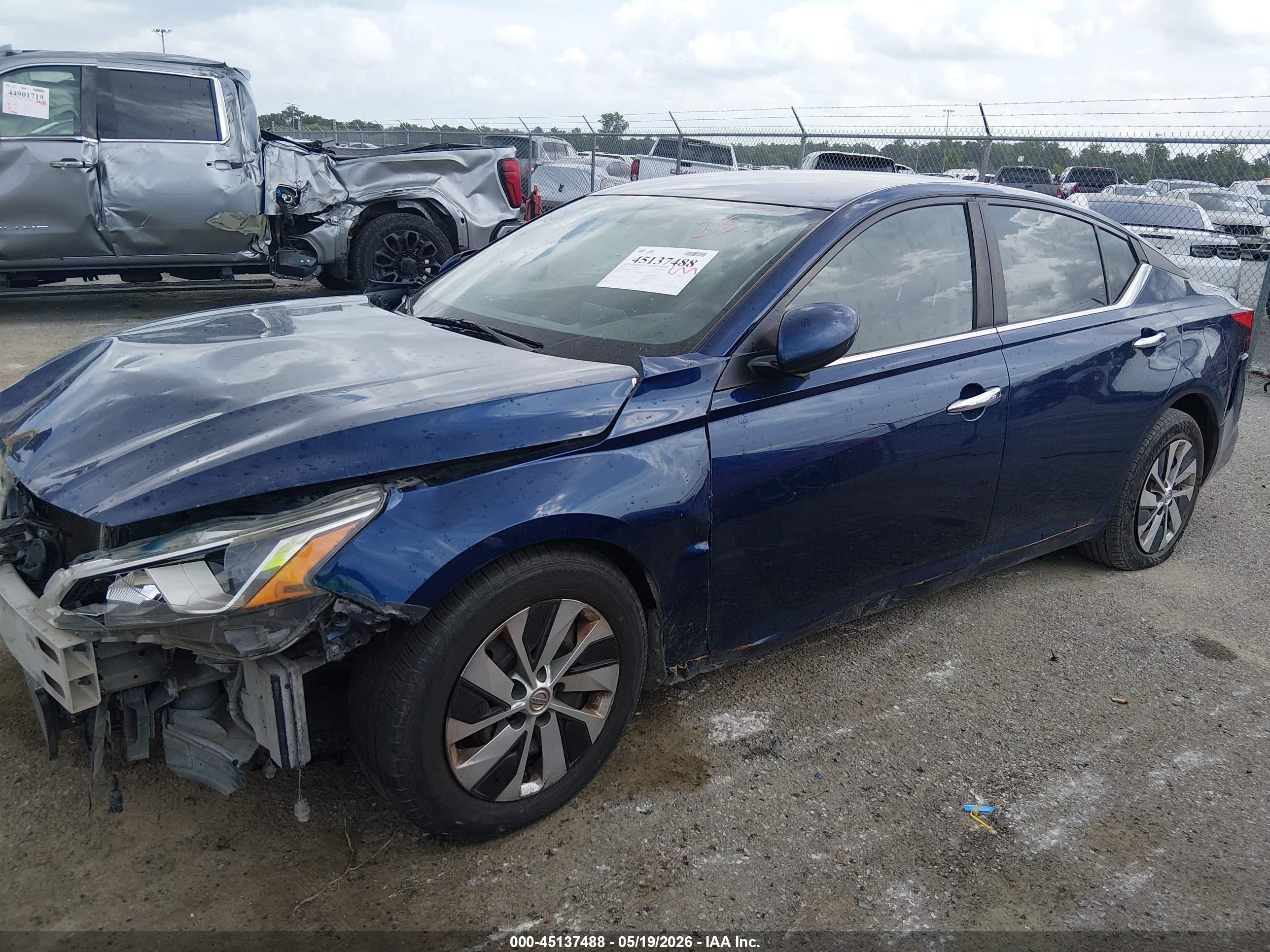 2020 Nissan Altima S Fwd Blue vin: 1N4BL4BV7LC239327