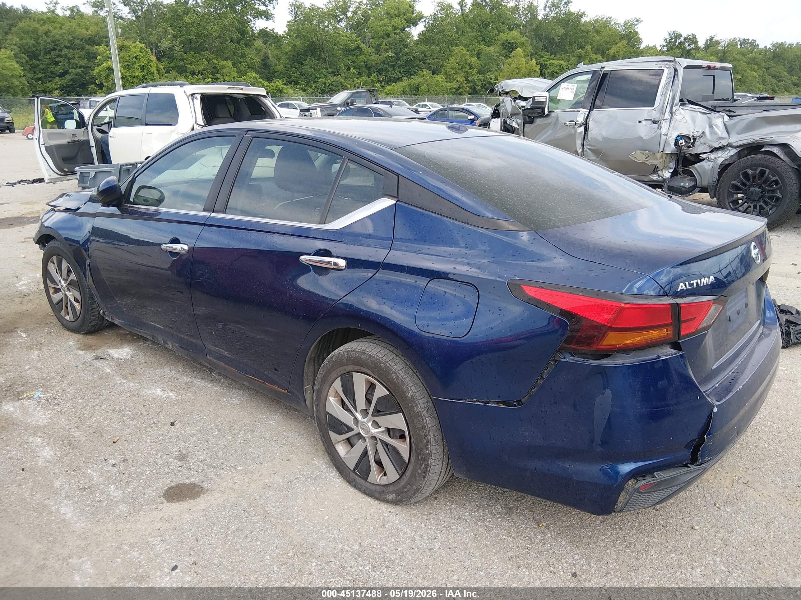 2020 Nissan Altima S Fwd Blue vin: 1N4BL4BV7LC239327