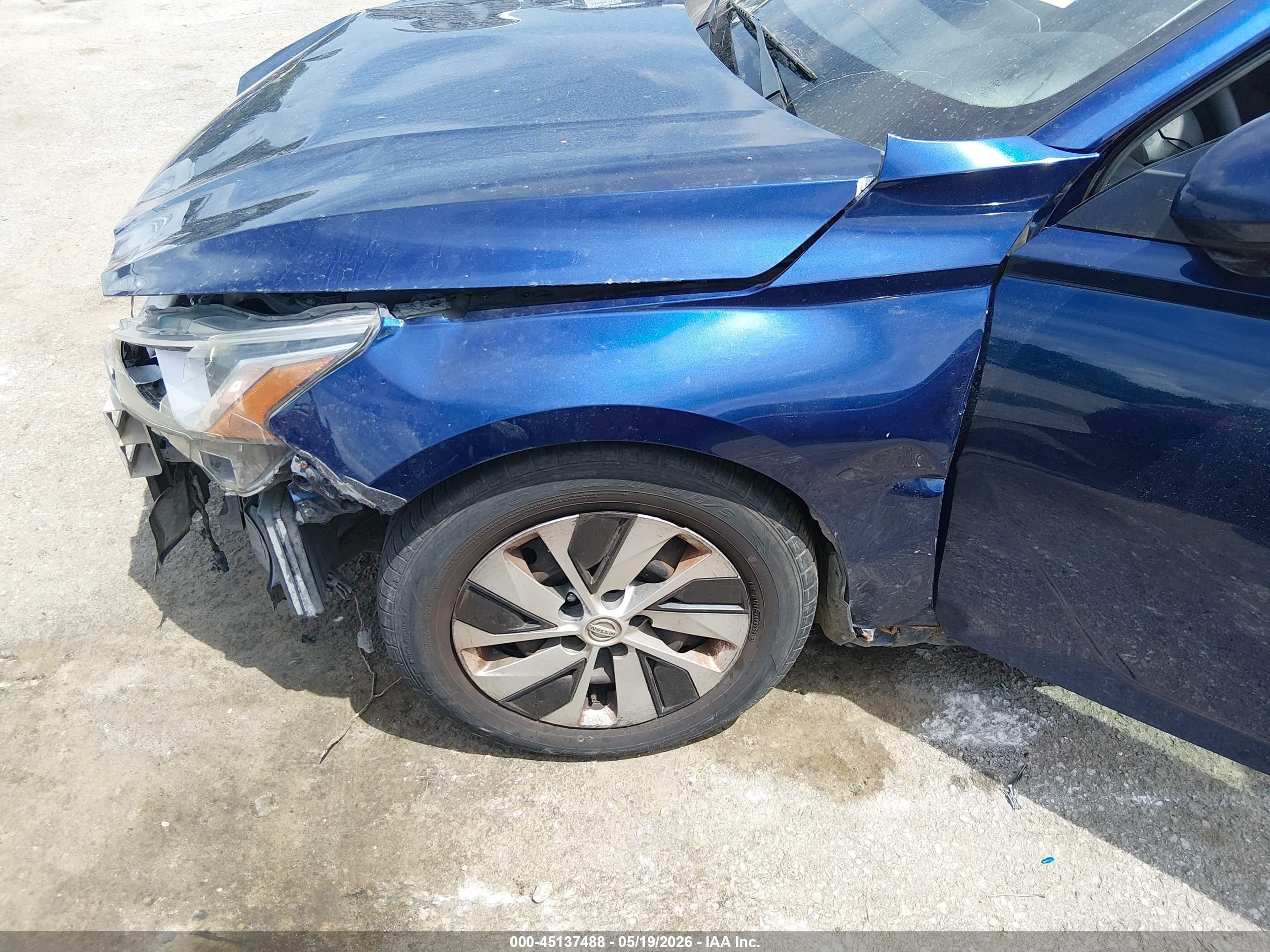 2020 Nissan Altima S Fwd Blue vin: 1N4BL4BV7LC239327
