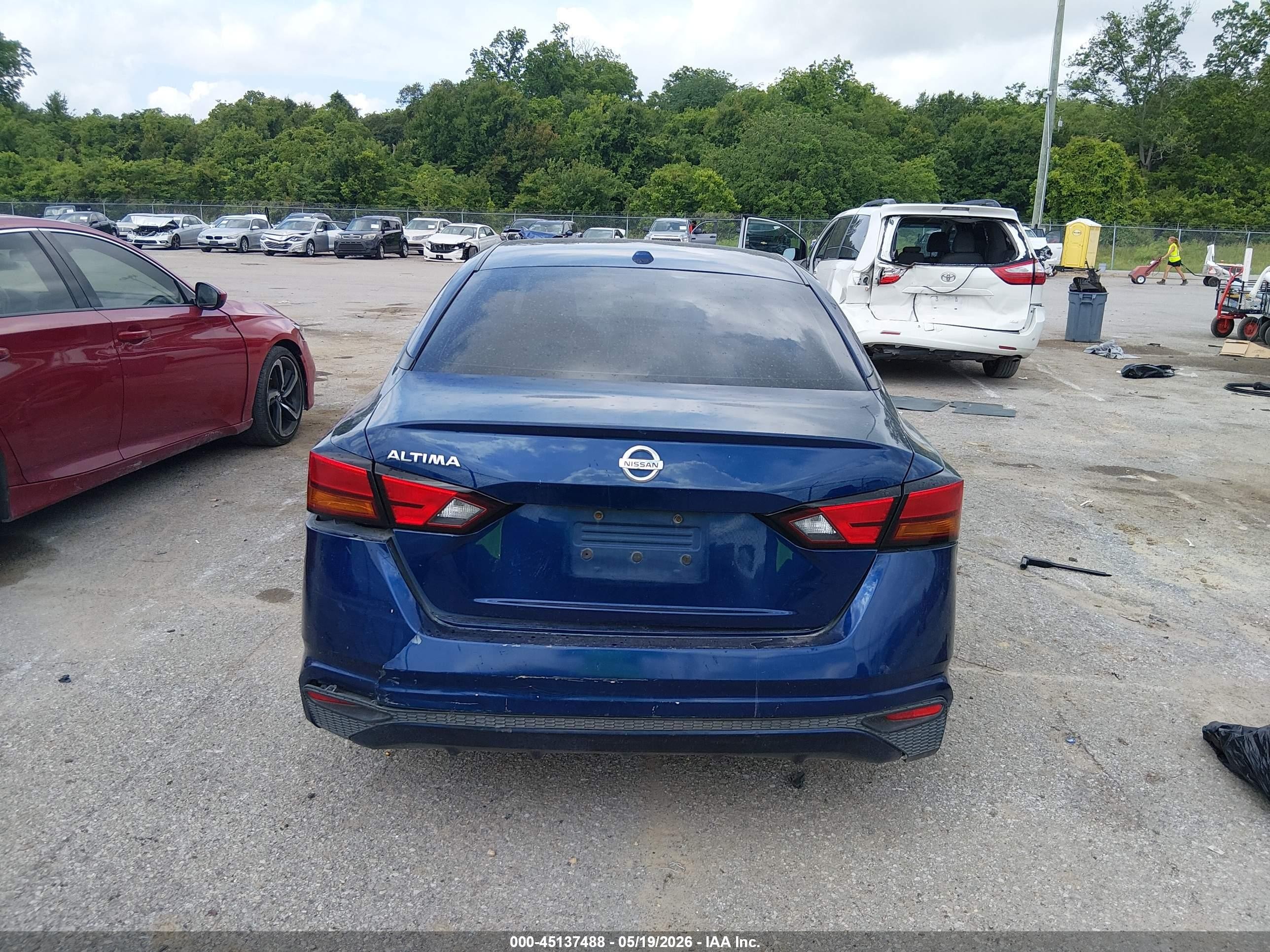 2020 Nissan Altima S Fwd Blue vin: 1N4BL4BV7LC239327