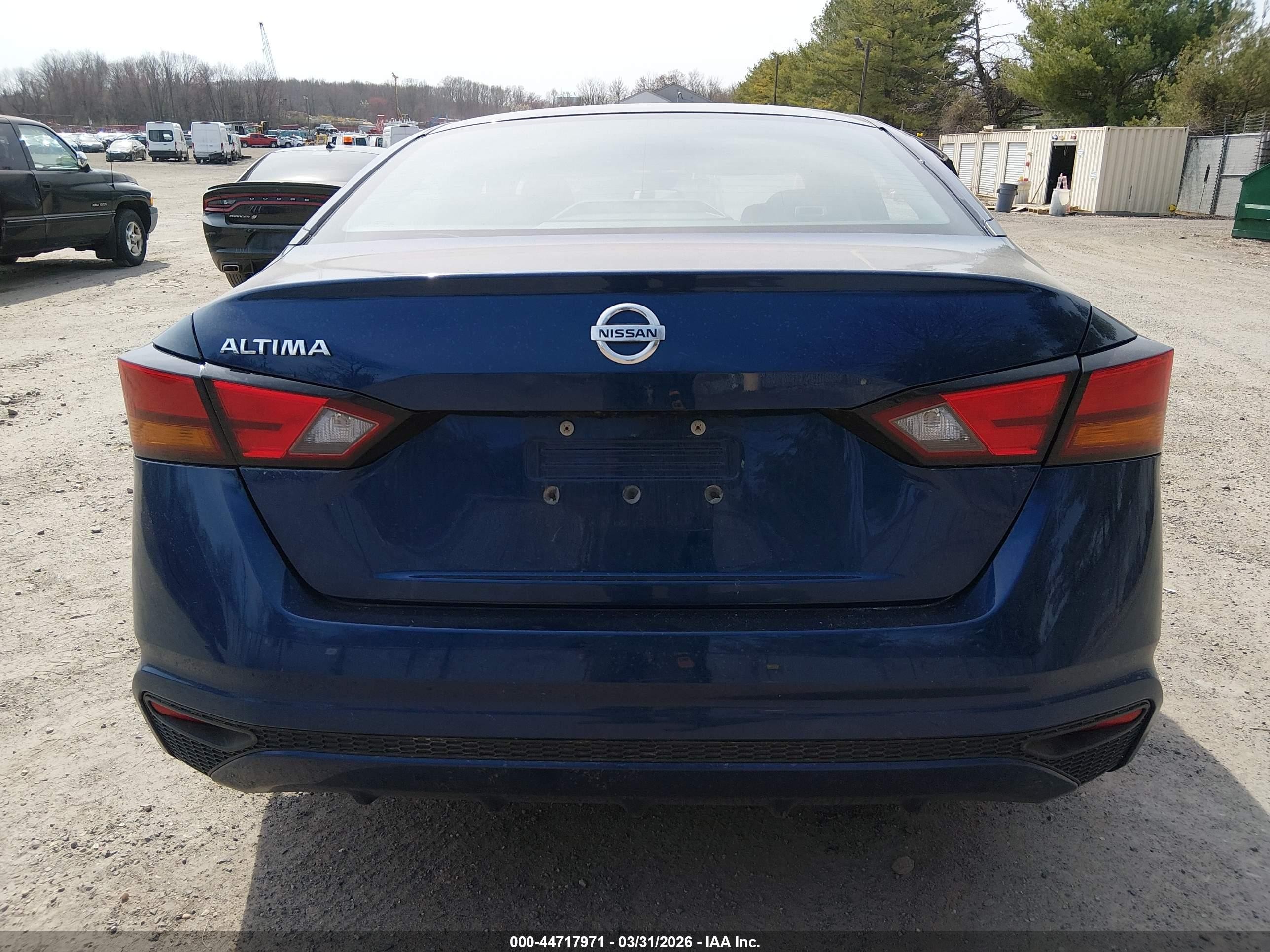 2022 Nissan Altima S Fwd Синий vin: 1N4BL4BV7NN354985