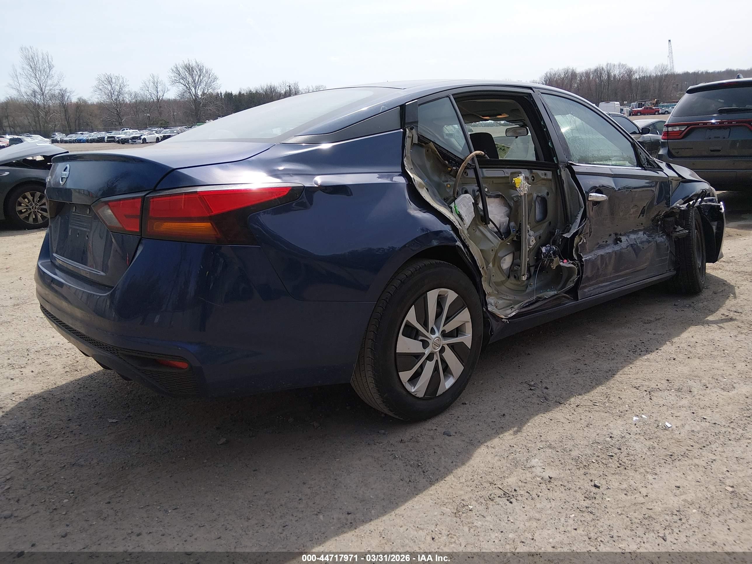 2022 Nissan Altima S Fwd Синий vin: 1N4BL4BV7NN354985