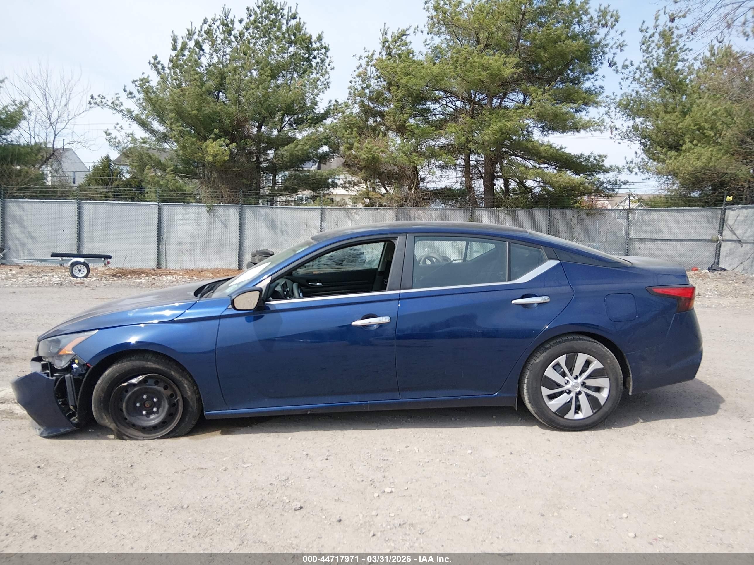 2022 Nissan Altima S Fwd Синий vin: 1N4BL4BV7NN354985