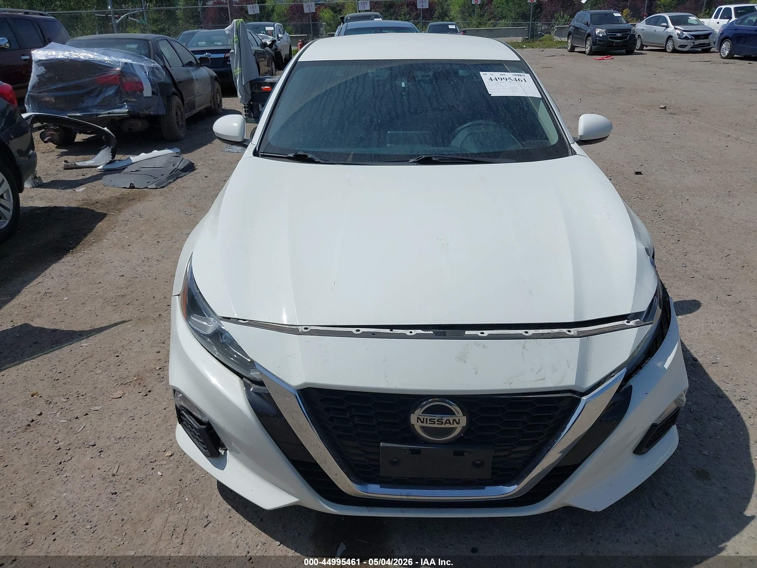 2019 Nissan Altima 2.5 S Белый vin: 1N4BL4BV8KC175586